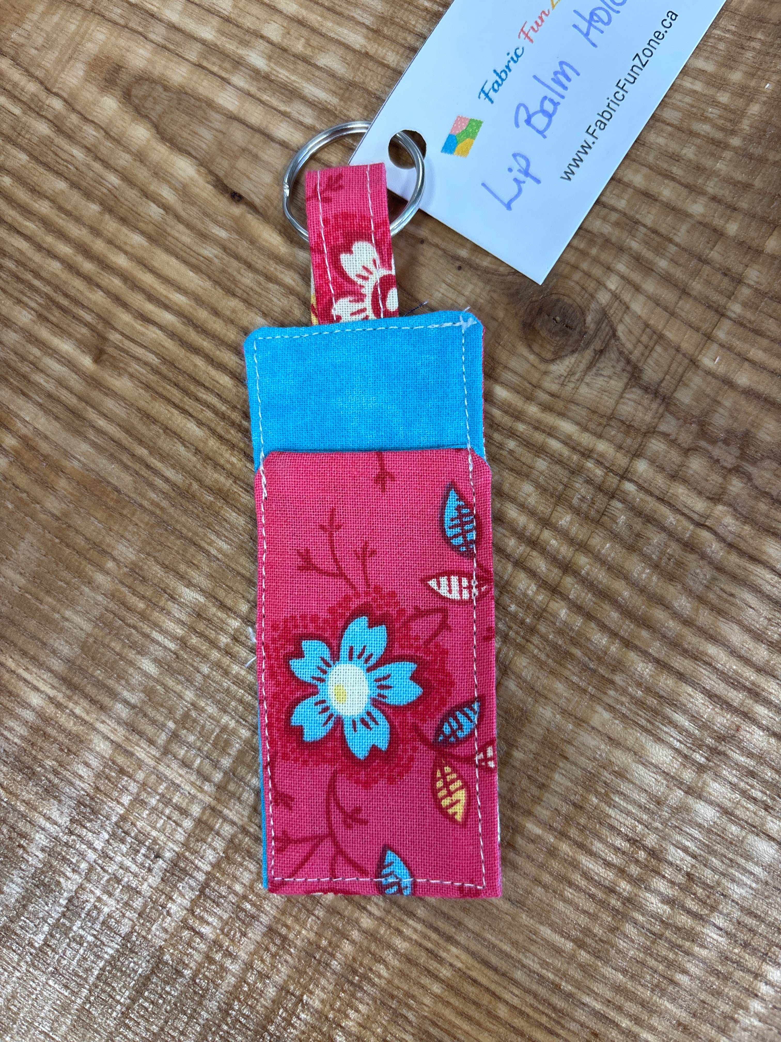 Lip Balm Holder Locally Handmade by Fabric Fun Zone