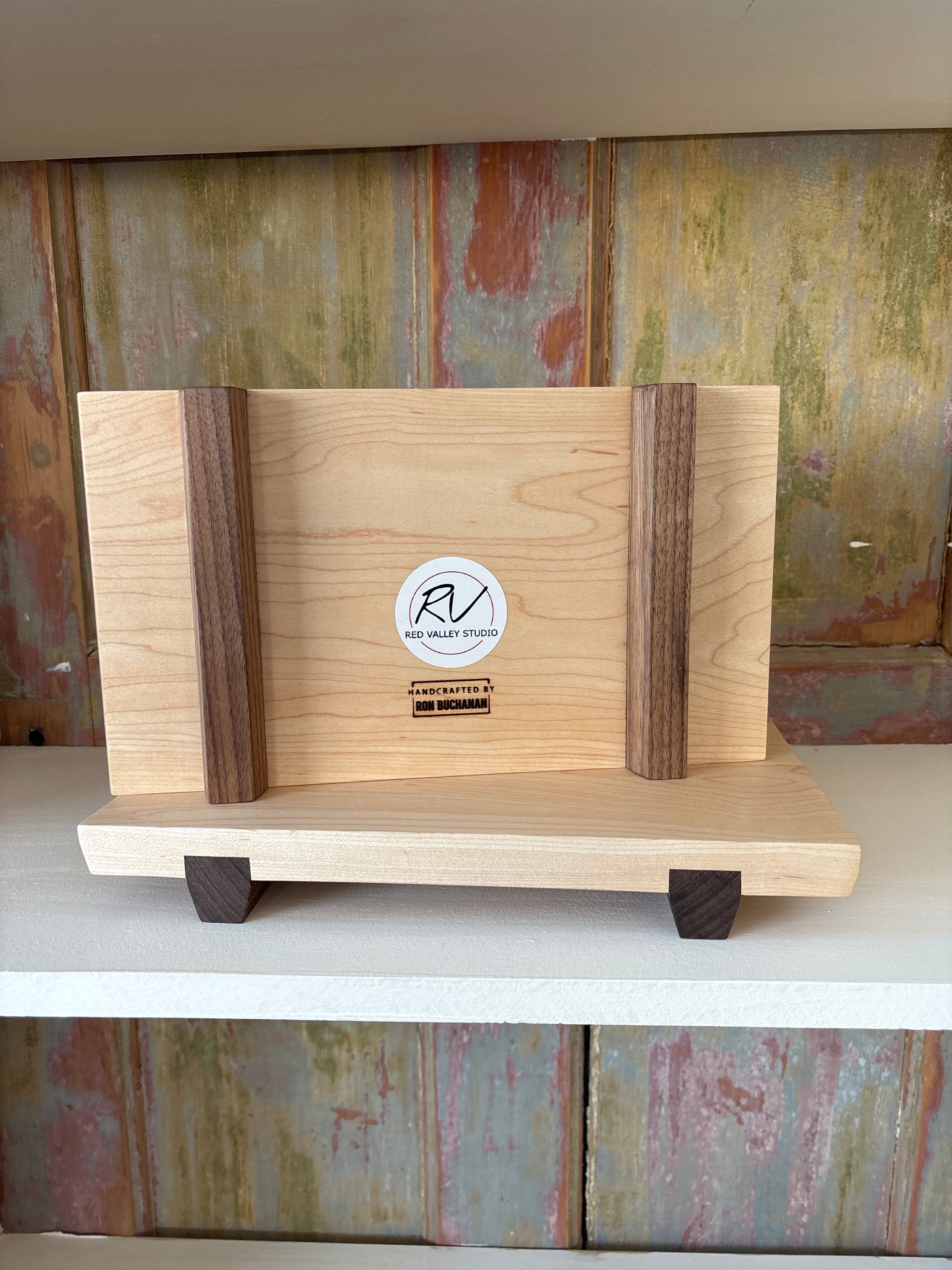 Handcrafted Wood Sushi Serving Boards 2 Pack by Red Valley Studios