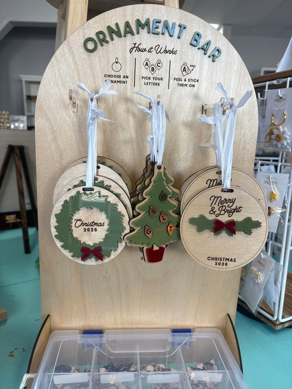 Christmas Ornament Bar - Make it Personal