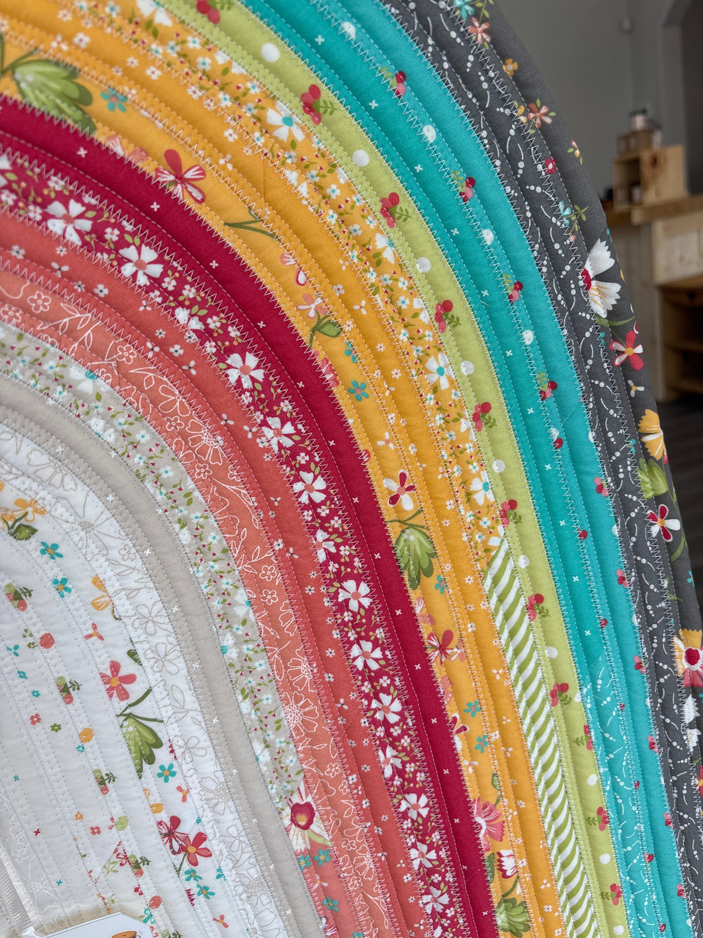 Jelly Roll Rug Handmade by Fabric Fun Zone