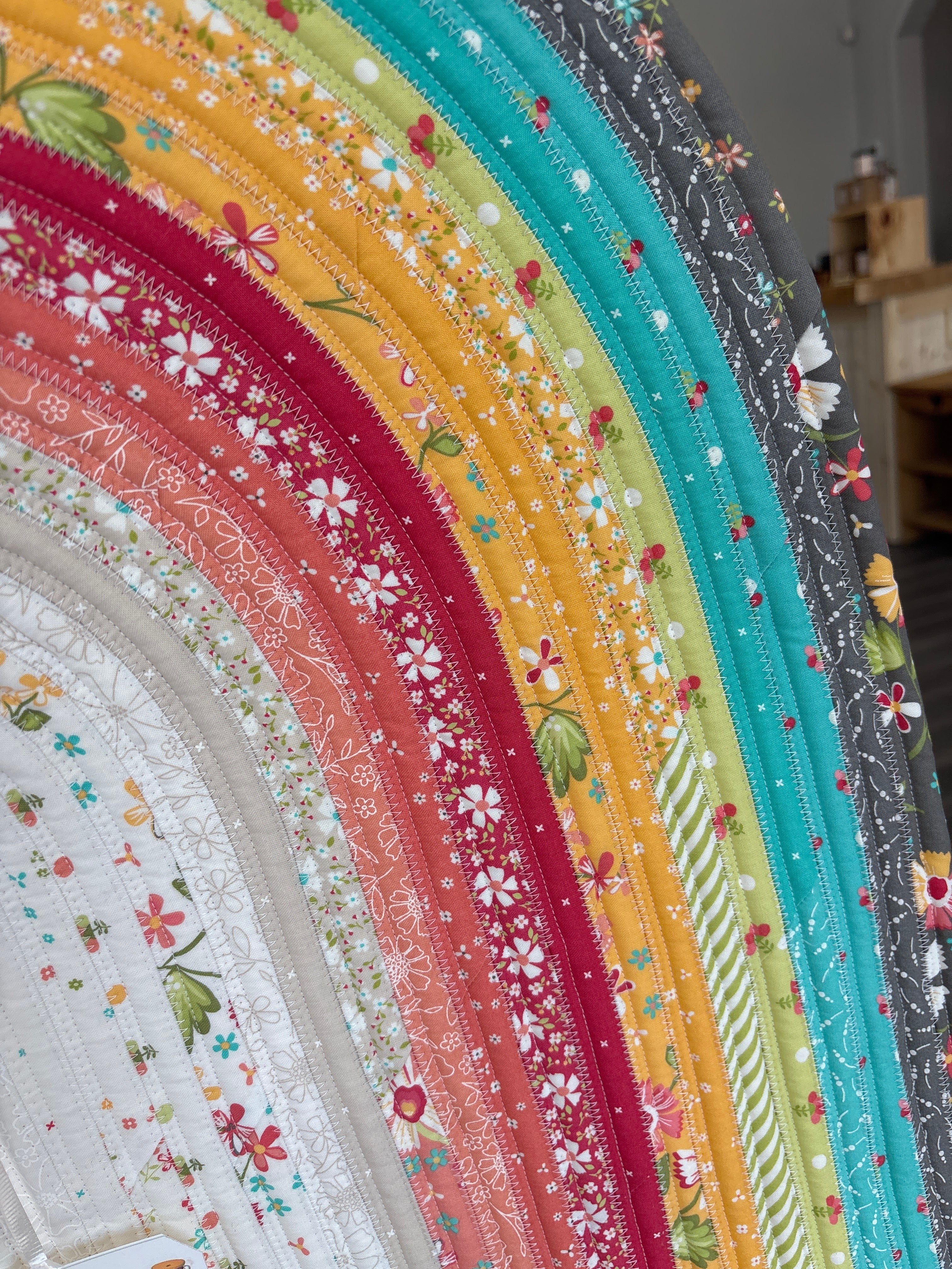 Jelly Roll Rug Handmade by Fabric Fun Zone