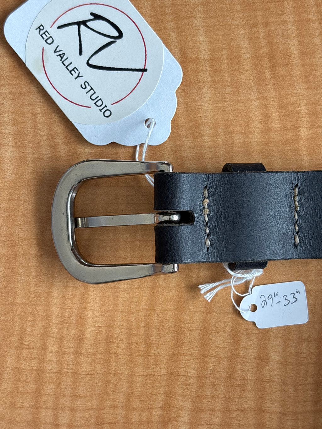 Handcrafted Leather Belt by Red Valley Studios