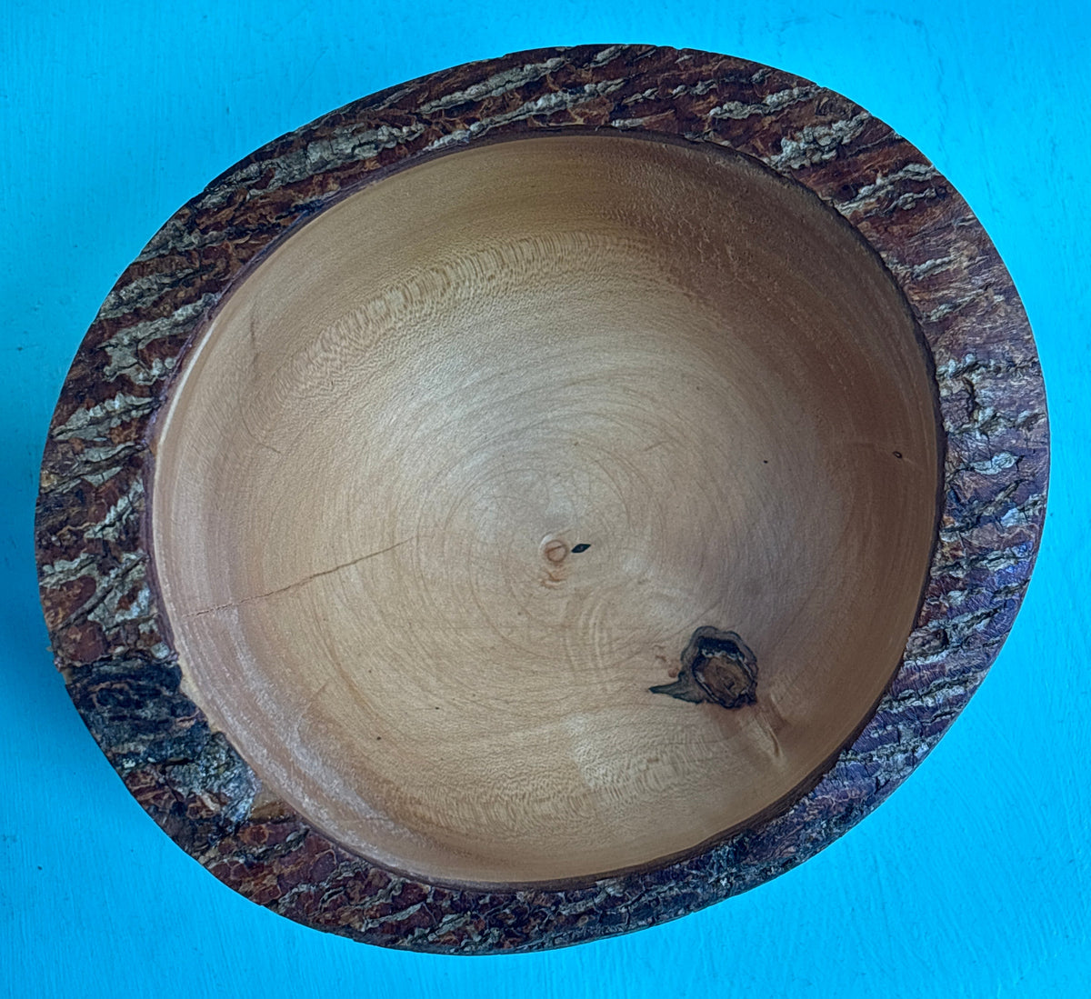 live edge one of  kind handmade wooden bowl