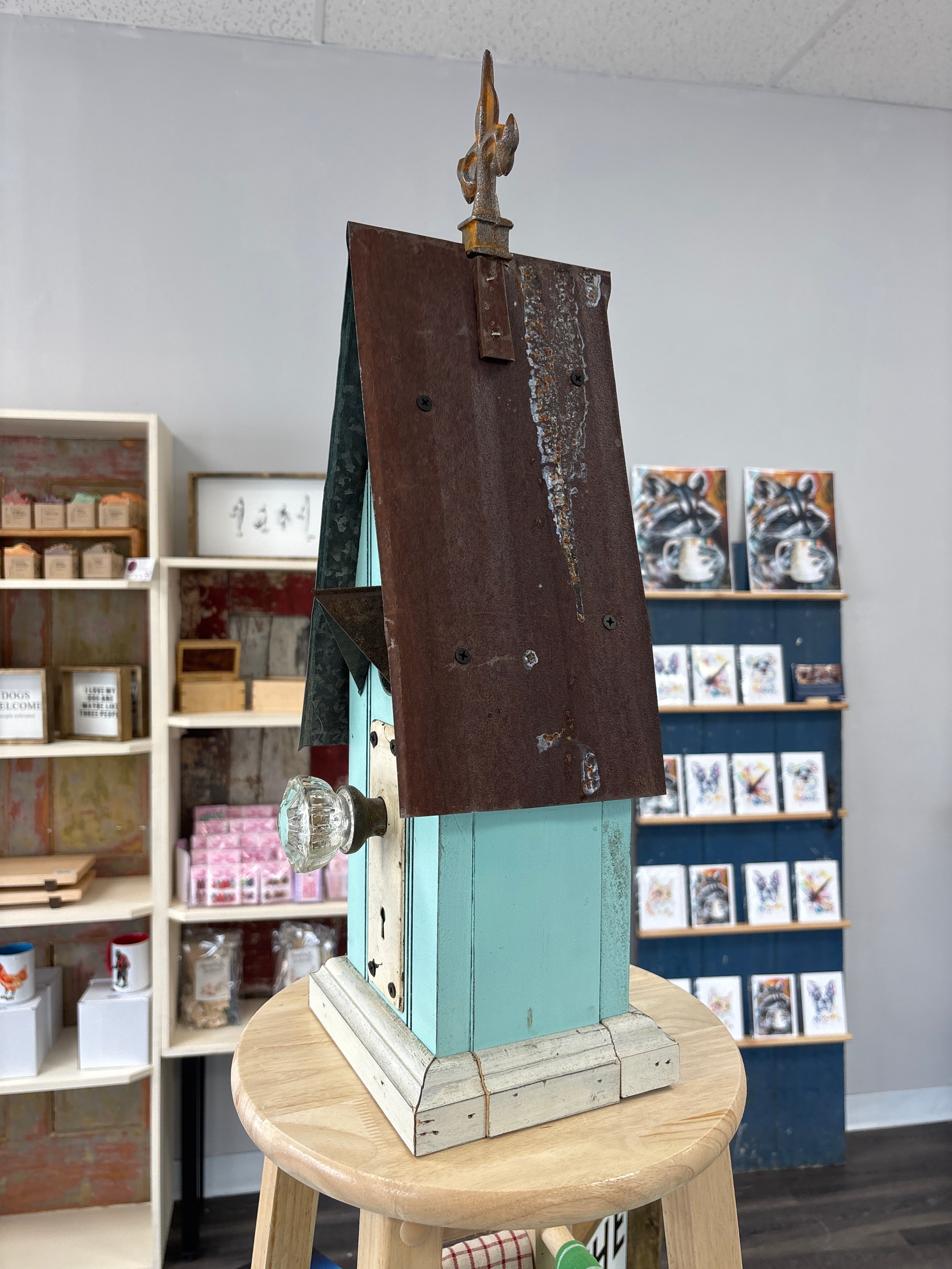 Carolina Birdhouse Handmade in Ontario Turquoise