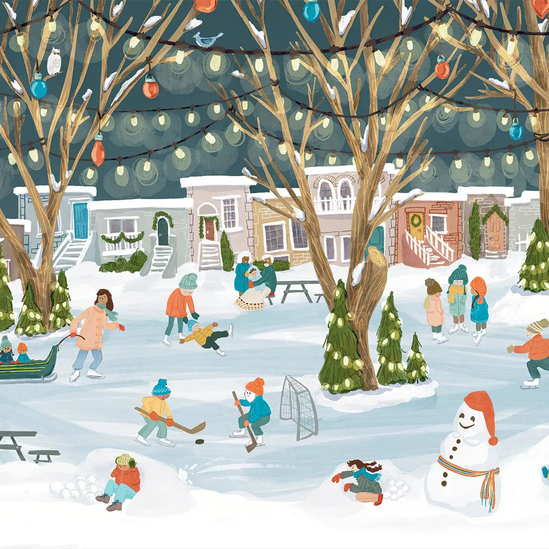 Winter Fun 250-Piece Puzzle Designed in Canada