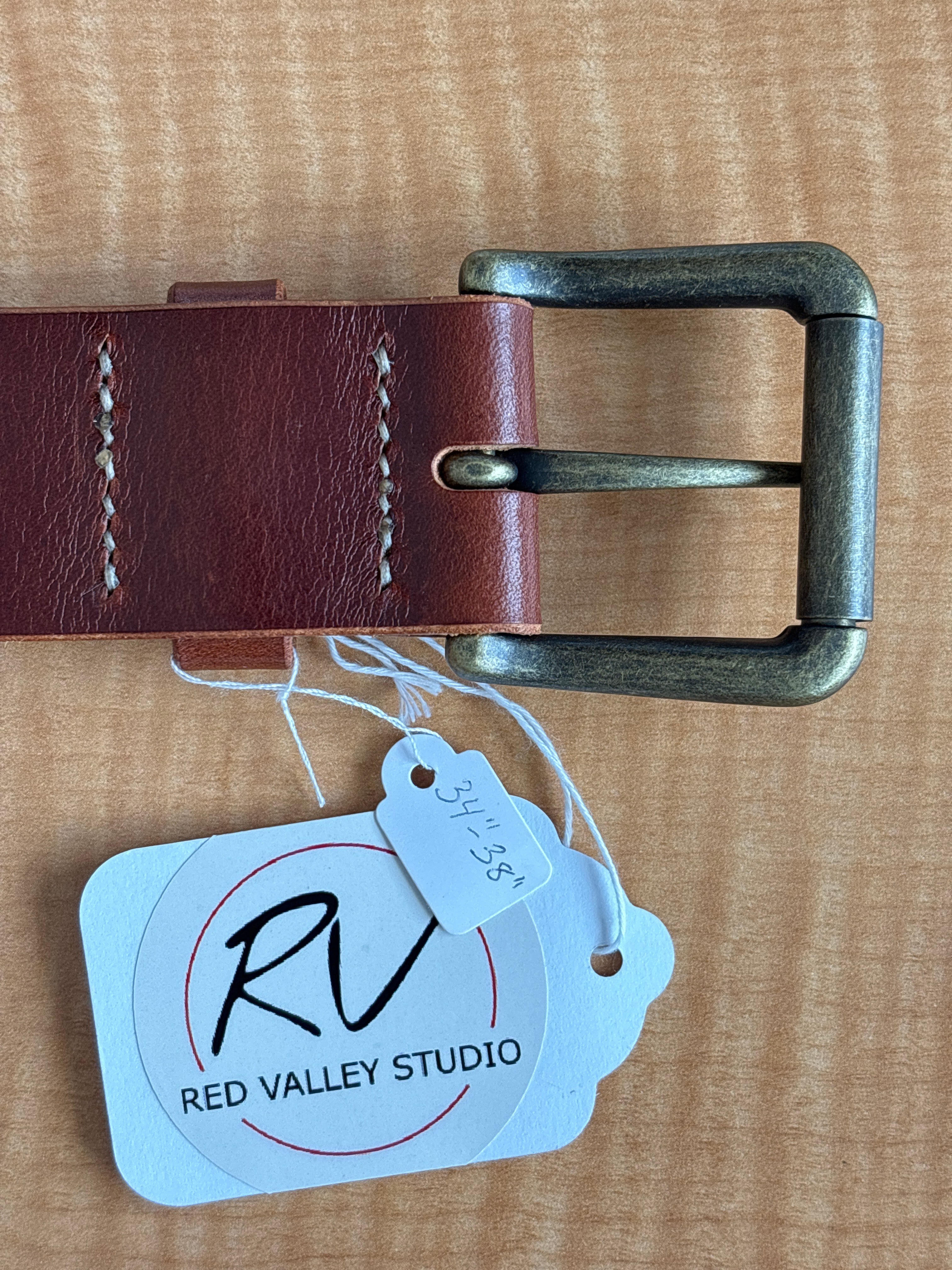 Handcrafted Leather Belt by Red Valley Studios