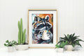 Raccoon Art Print - Art Print and Greeting Card