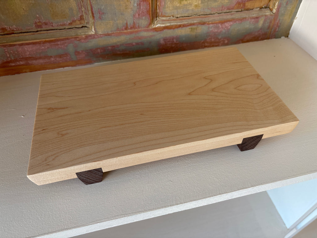 Handcrafted Wood Sushi Serving Boards 2 Pack by Red Valley Studios