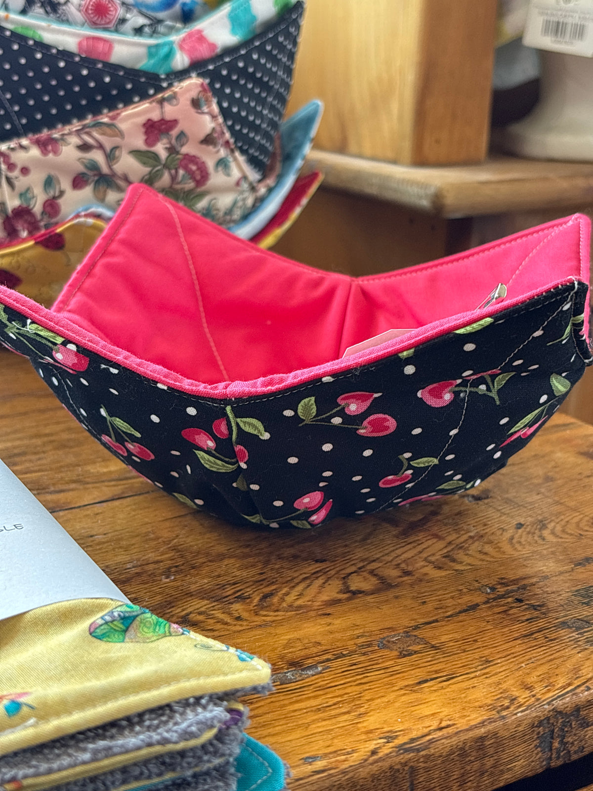 Bowl Cozy Locally Handmade by Fabric Fun Zone