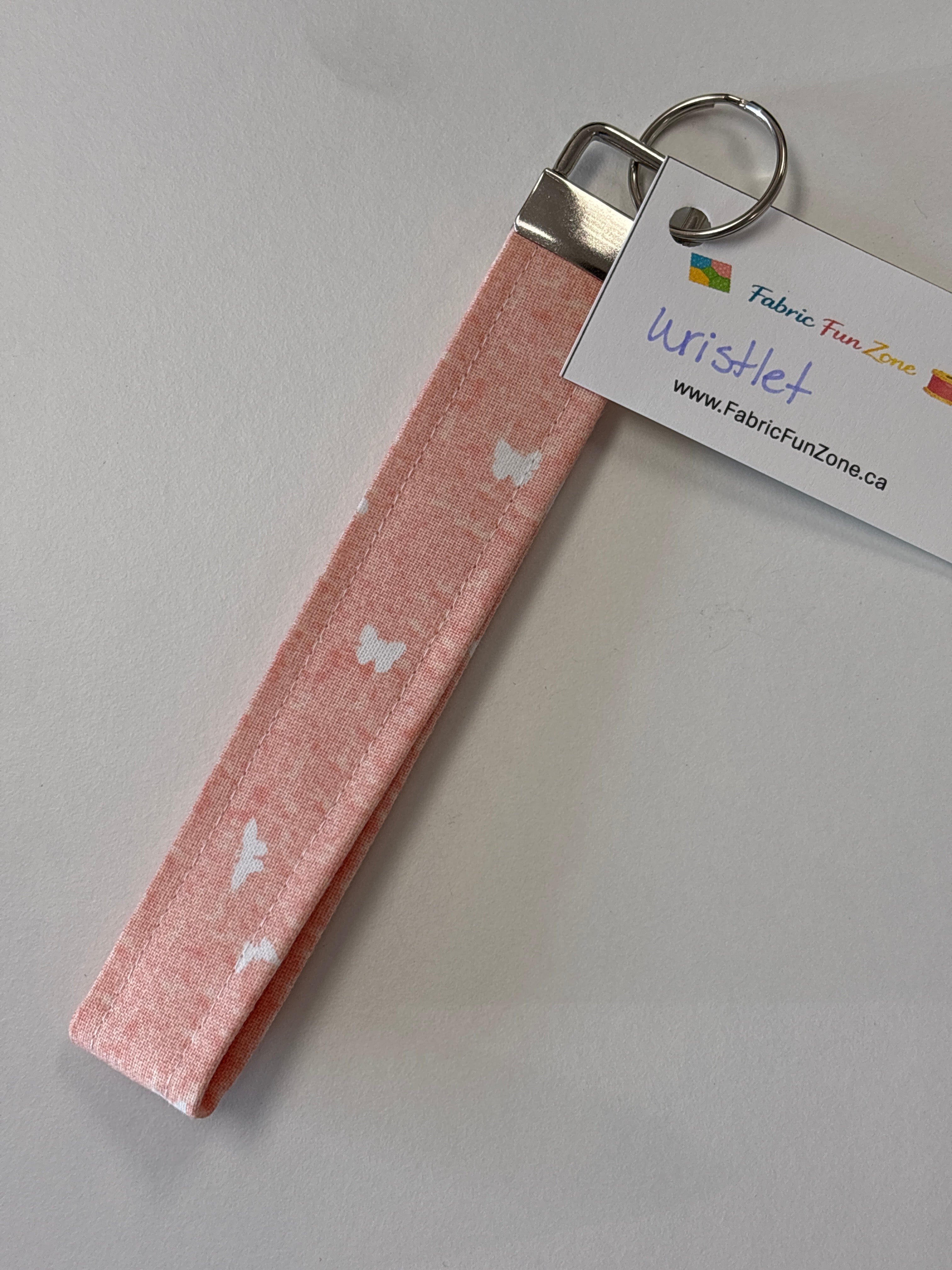 Wristlet Locally Handmade by Fabric Fun Zone