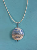 Beach Pendant Necklace by Meri Glass (025)