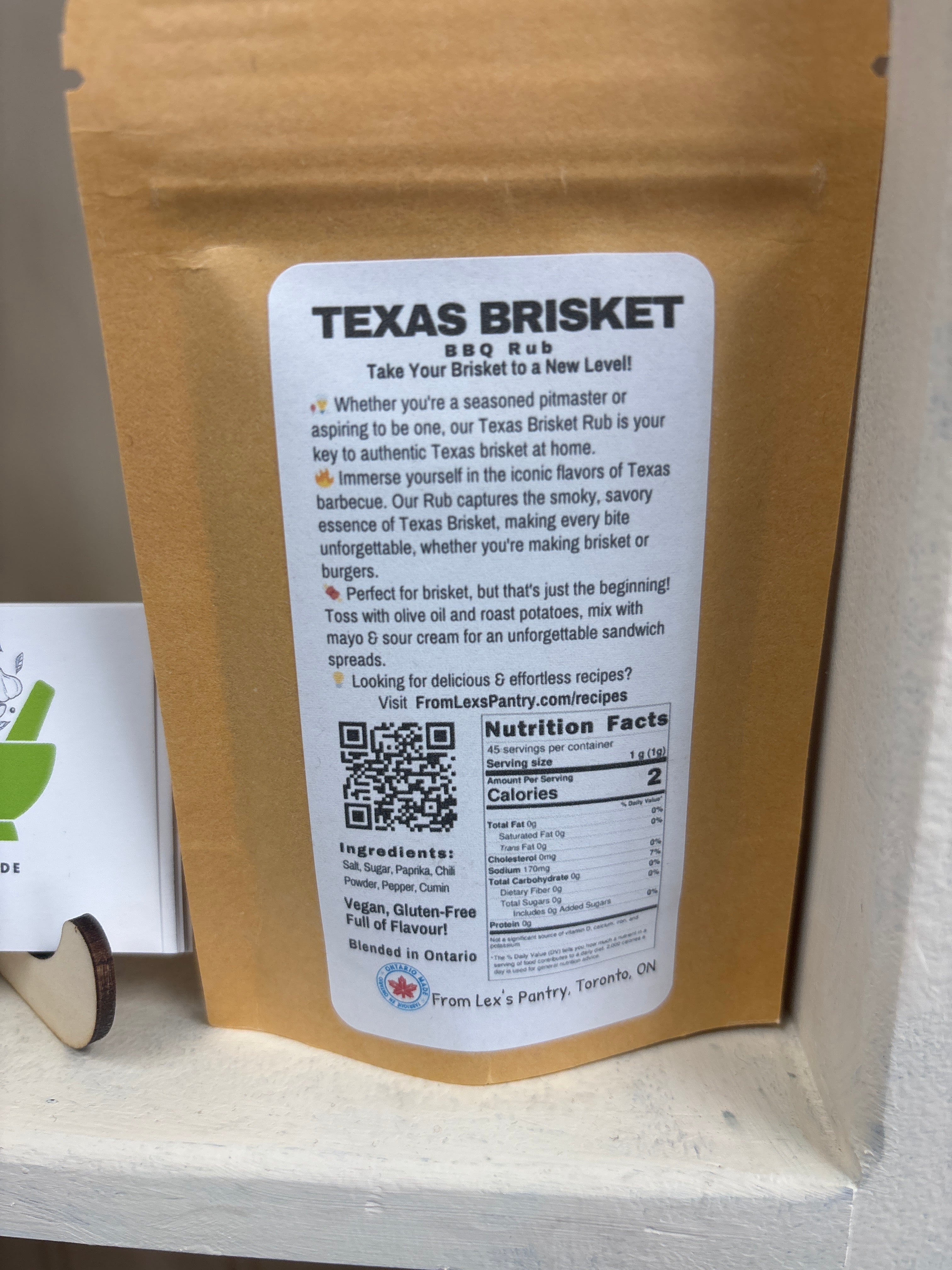 Lex's Pantry Texas Brisket Rub