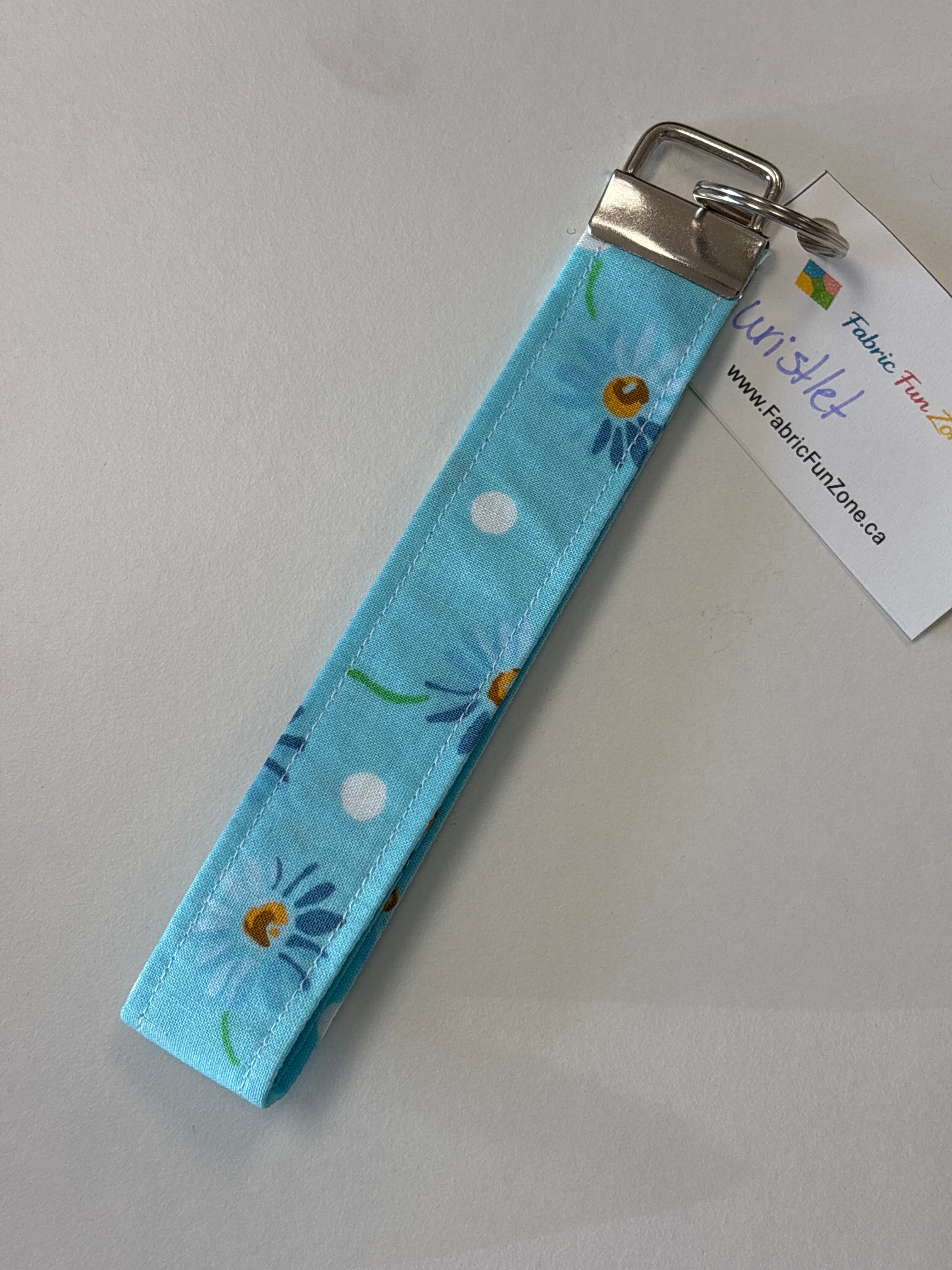 Wristlet Locally Handmade by Fabric Fun Zone