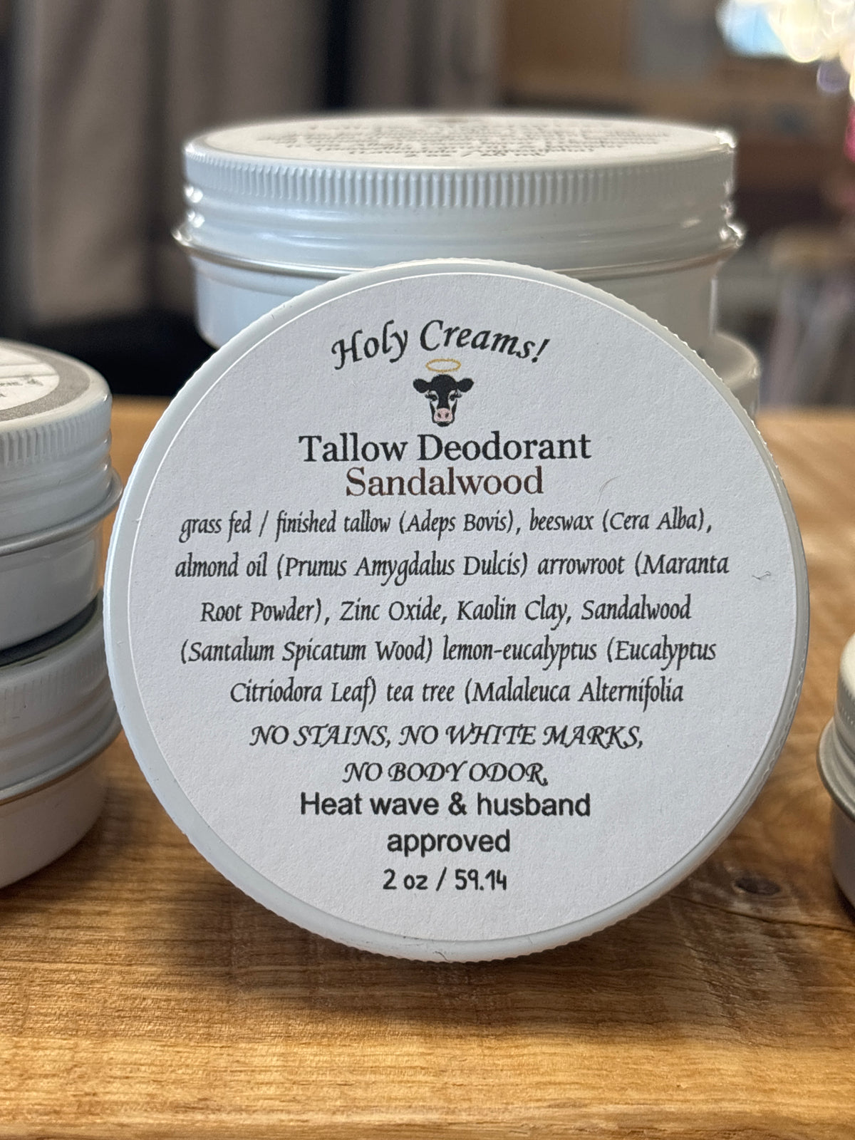 Holy Creams Tallow Deodorant