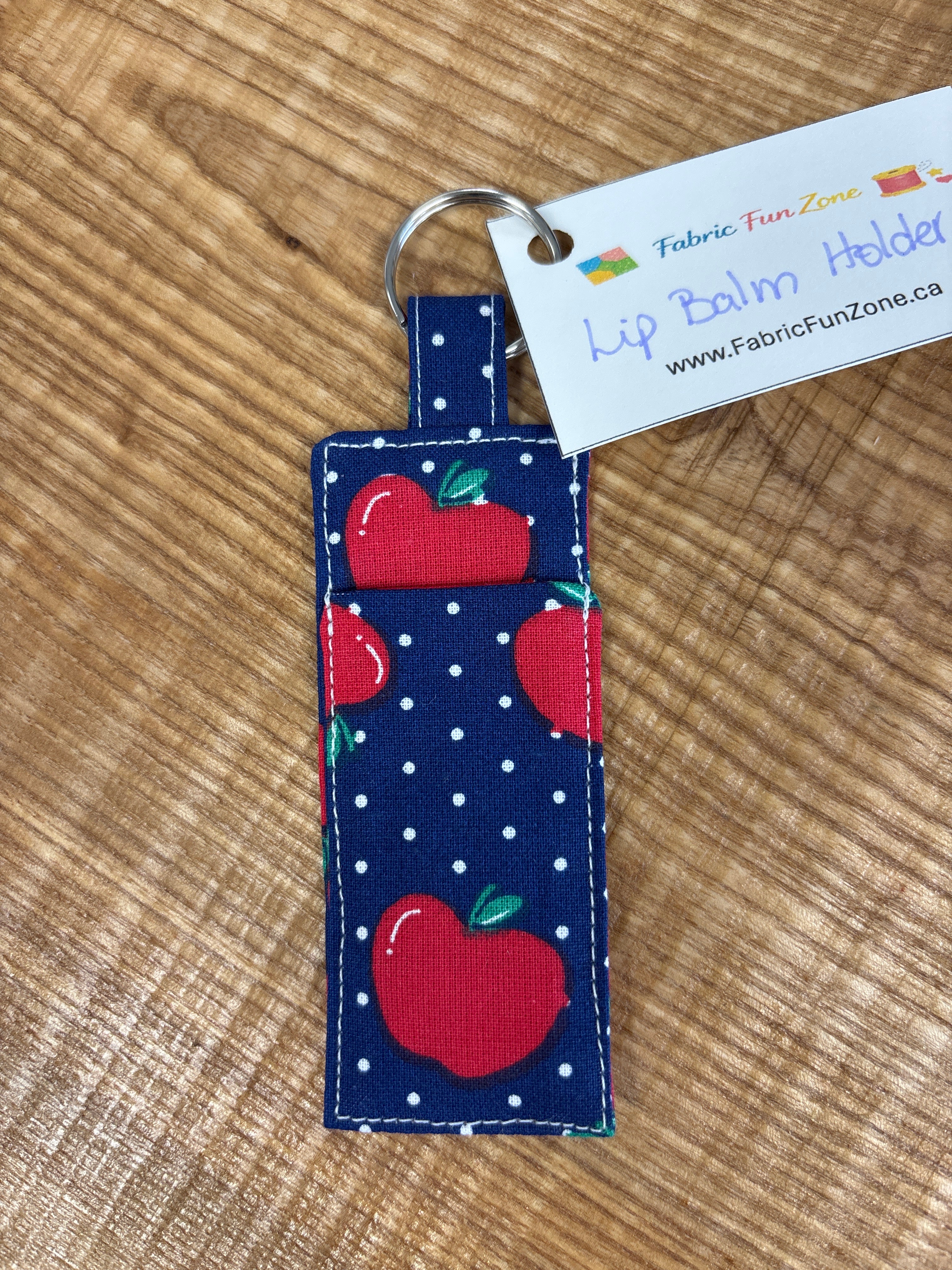 Lip Balm Holder Locally Handmade by Fabric Fun Zone