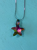 Glass Star Necklace by Hollywood North Jewelry