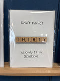 Scrabble-Themed Birthday Card