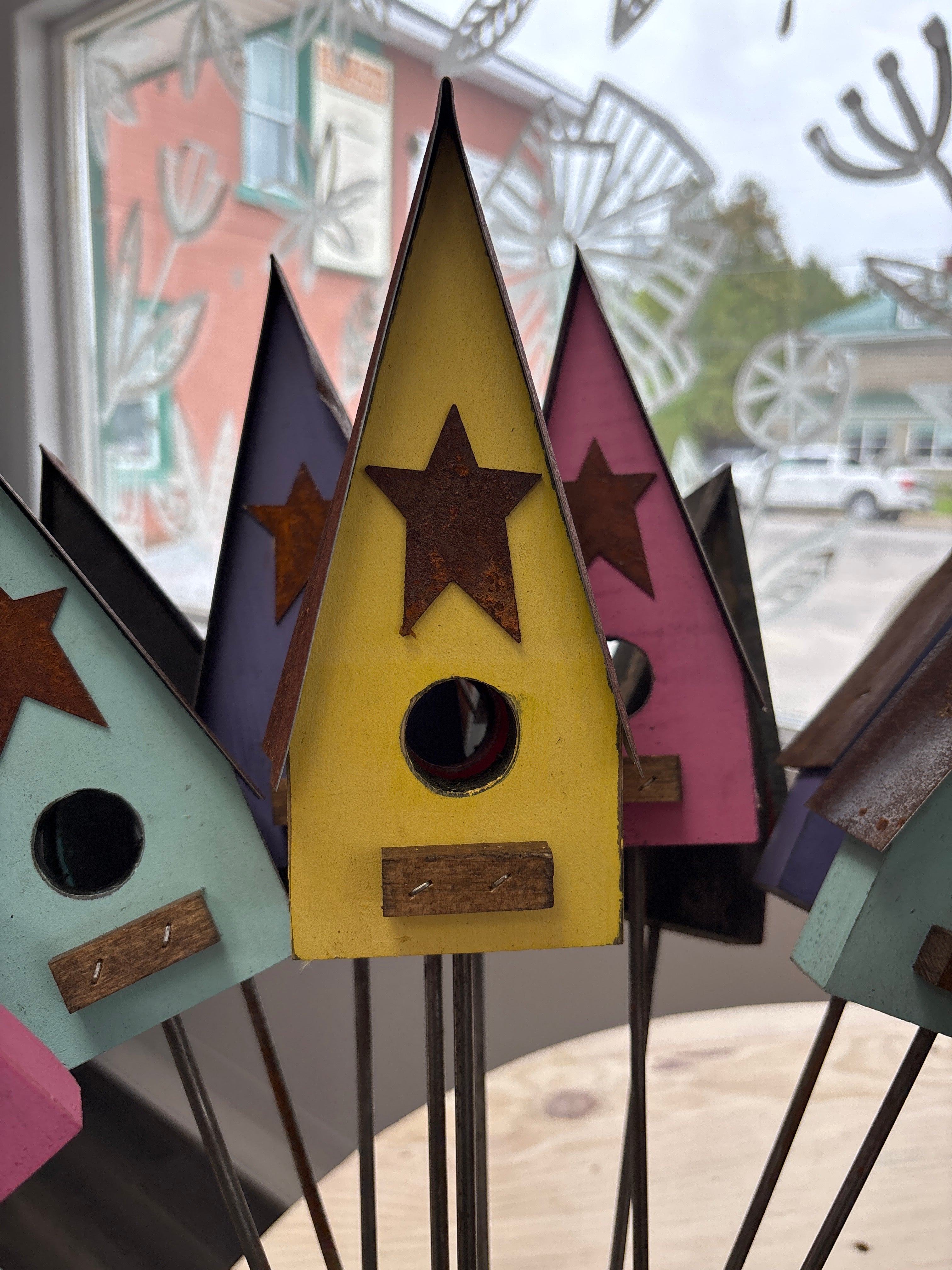 Handmade Decorative Planter Bird House made in Ontario