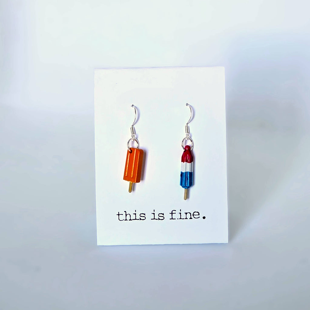 Summer Treats Earrings - Pop-sick-of-this-sh*t by this is fine