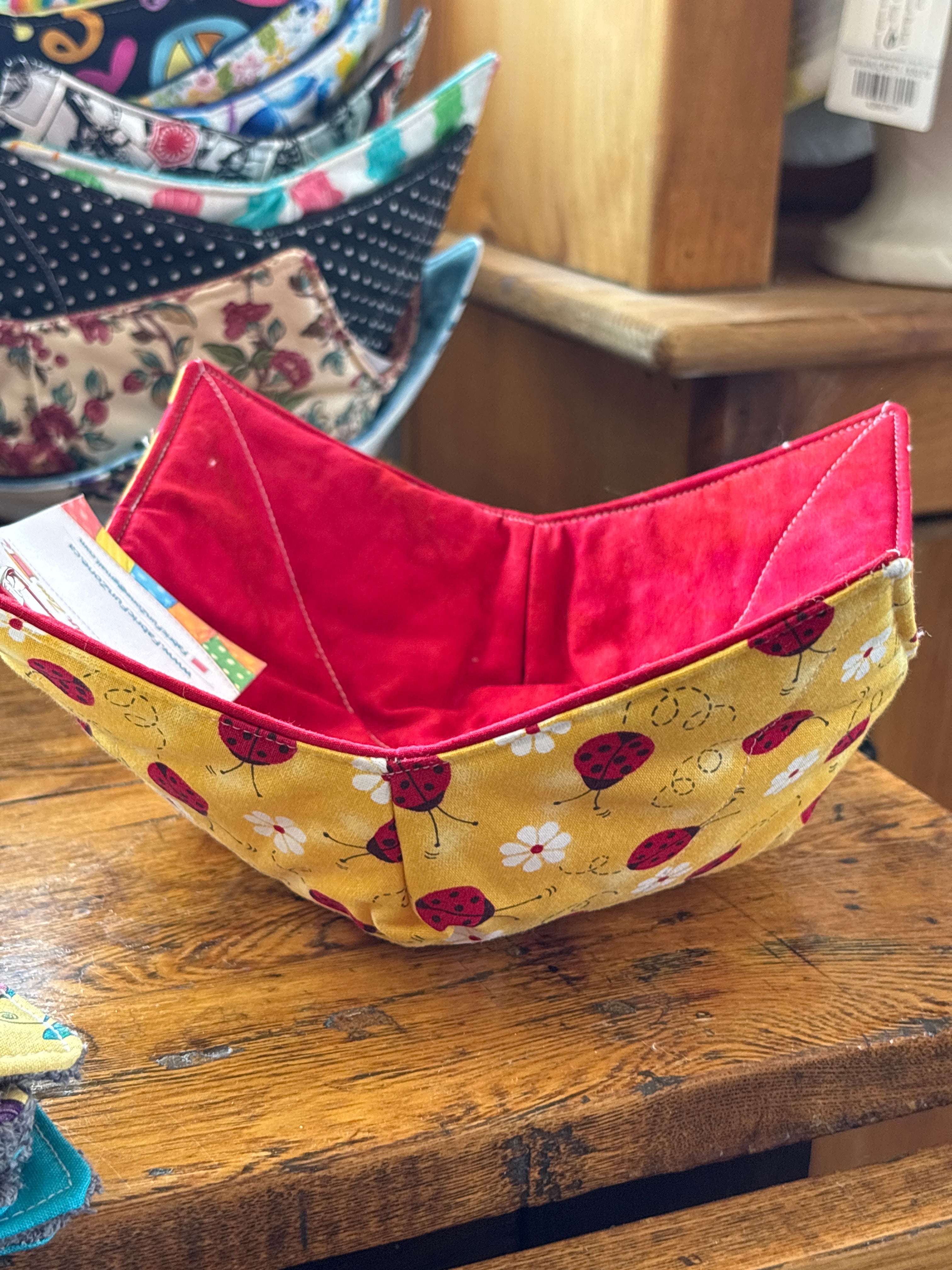 Bowl Cozy Locally Handmade by Fabric Fun Zone