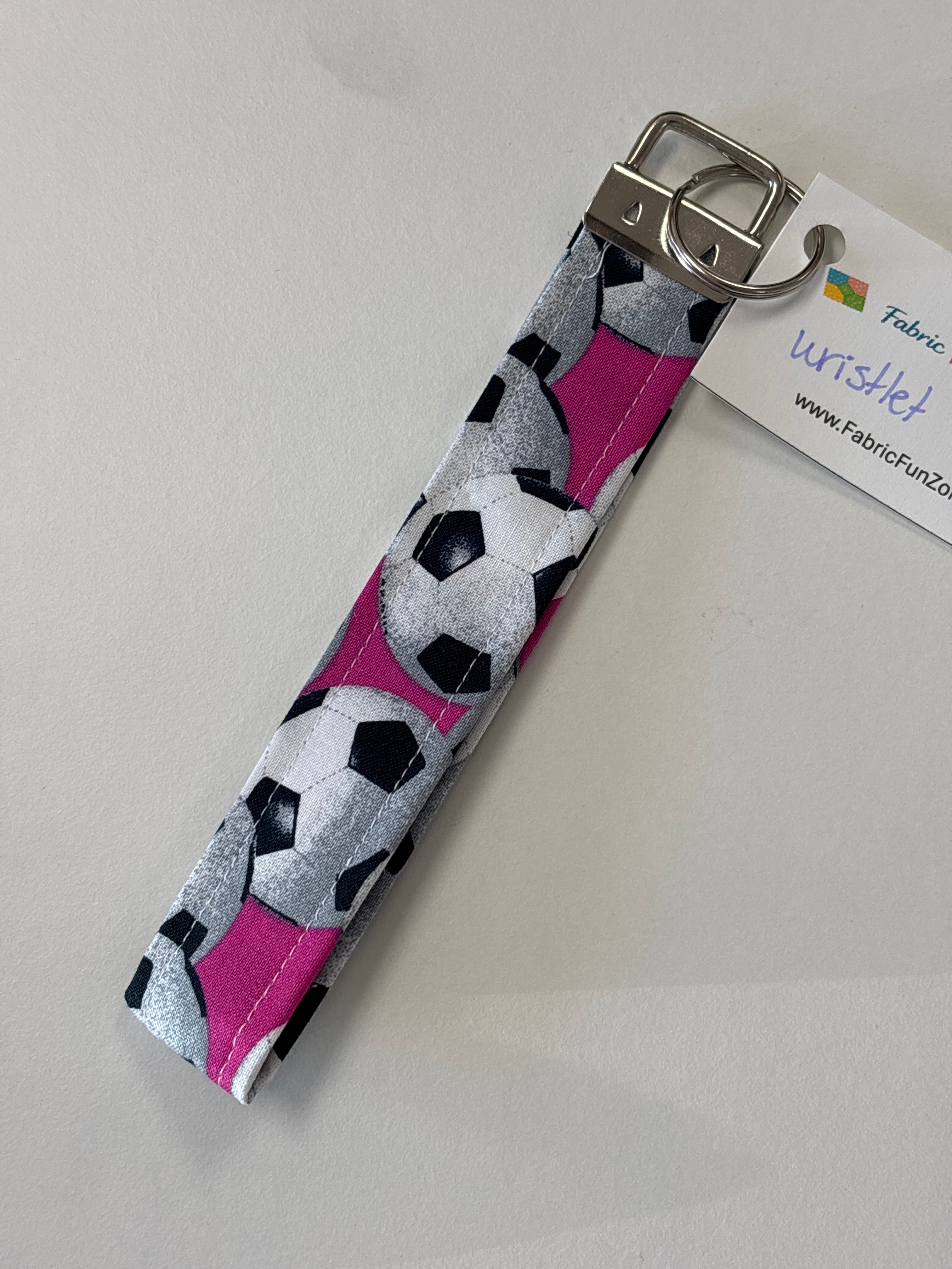 Wristlet Locally Handmade by Fabric Fun Zone