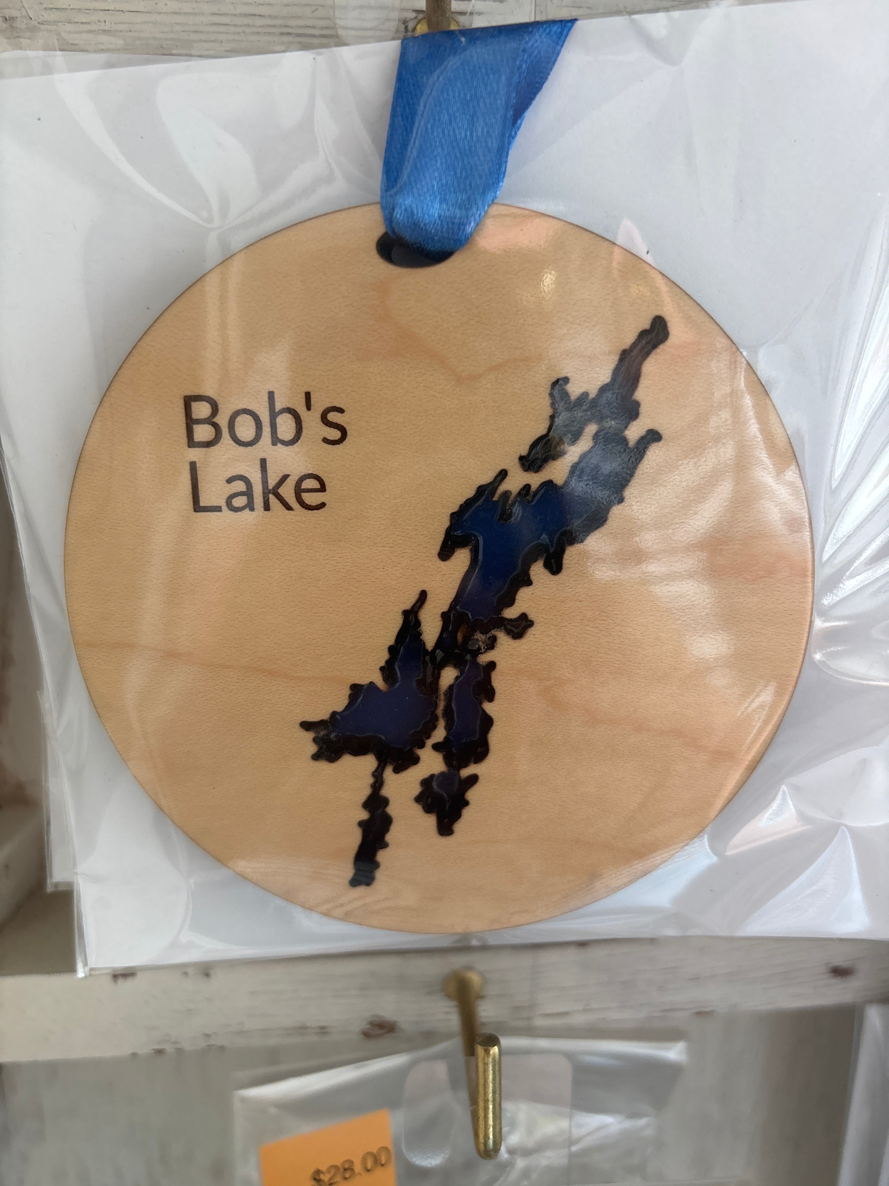 Wood and Resin Lake Ornaments by Goodwin Greetings