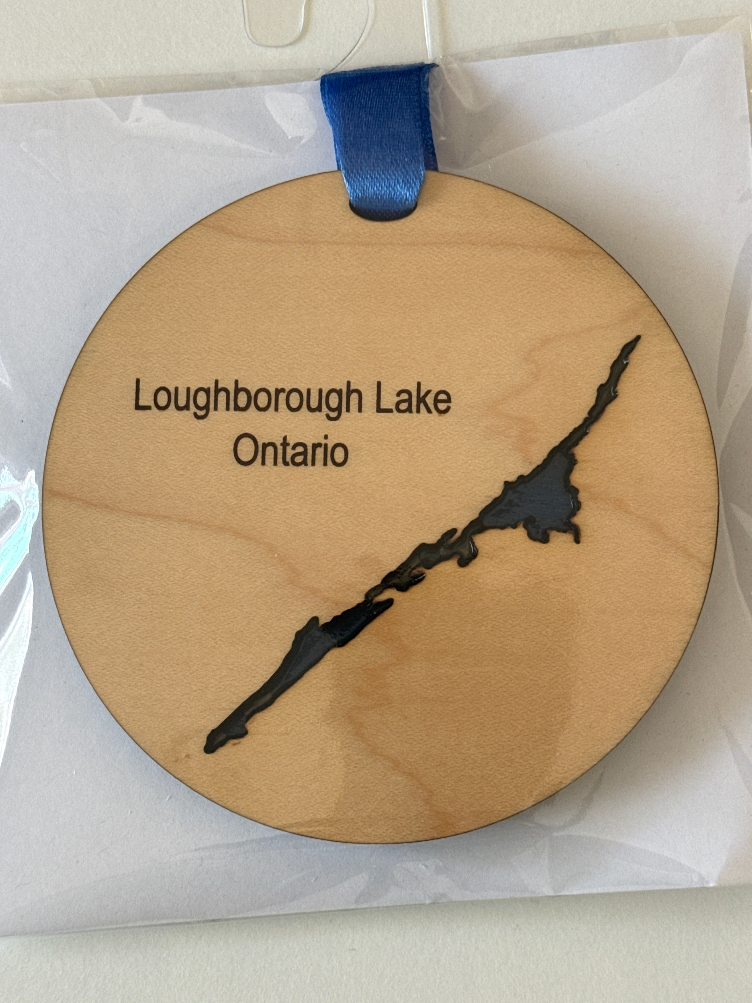 Wood and Resin Lake Ornaments by Goodwin Greetings