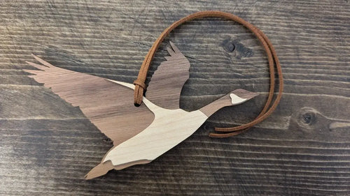 Canada Goose Ornament - Maple Wood- Made in Canada Souvenir