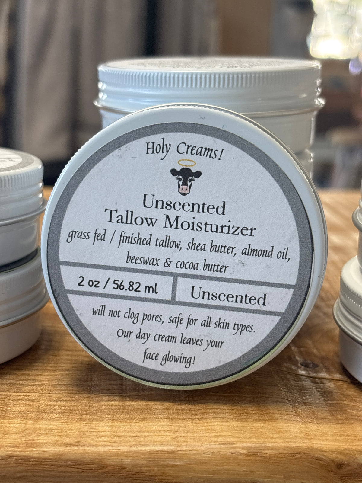 Holy Creams Unscented Tallow Moisturizer