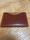 Handcrafted Leather Double Sided Card Wallet by Red Valley Studios