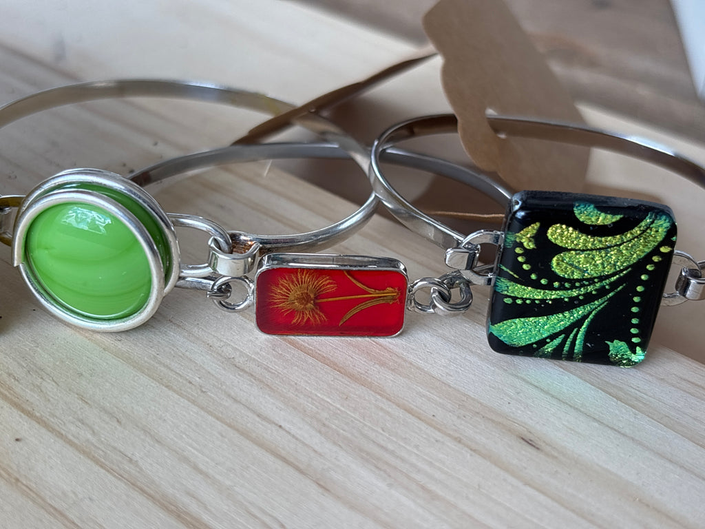 Artisan Made Hinged Cuff Bracelets