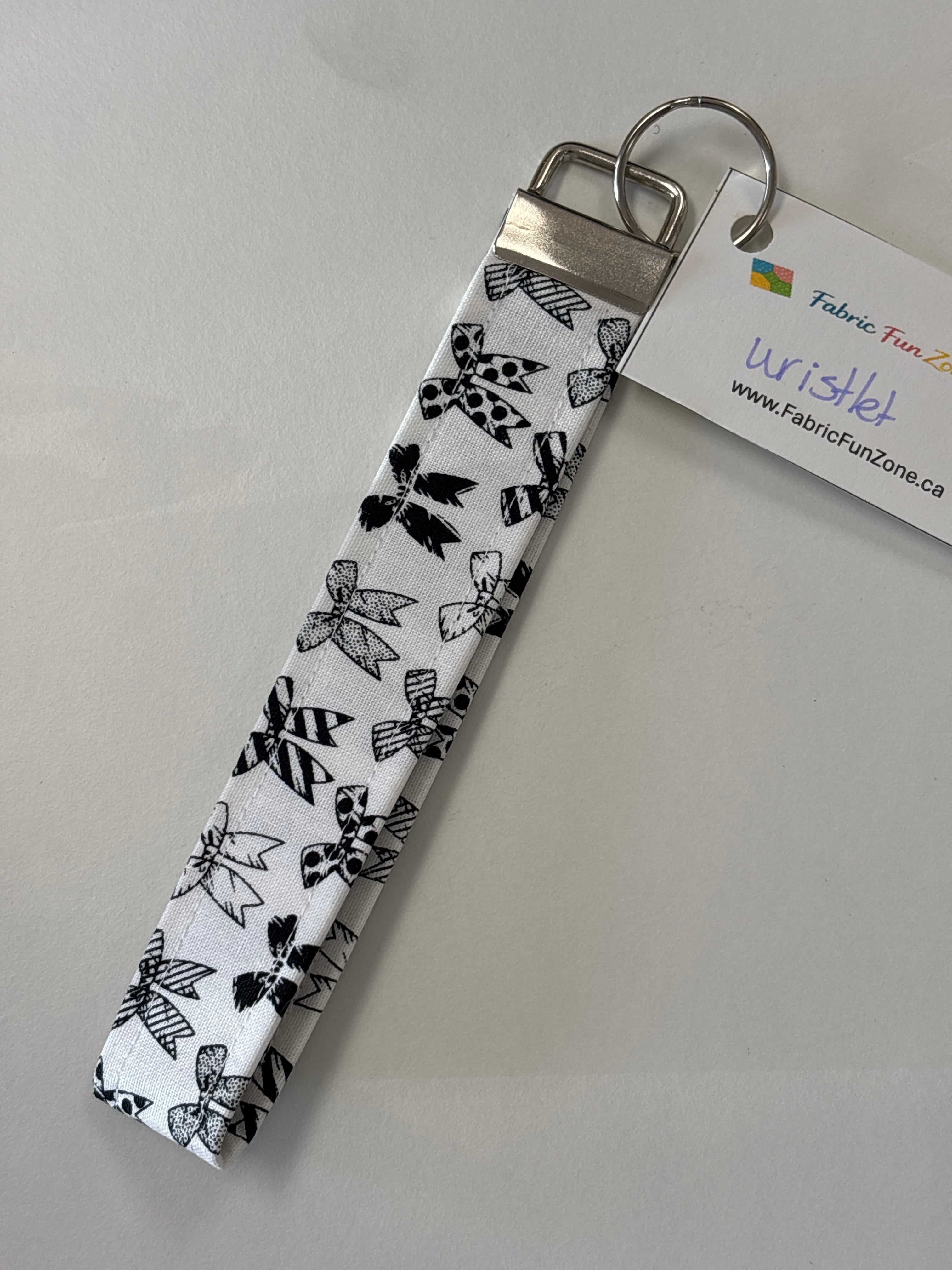 Wristlet Locally Handmade by Fabric Fun Zone