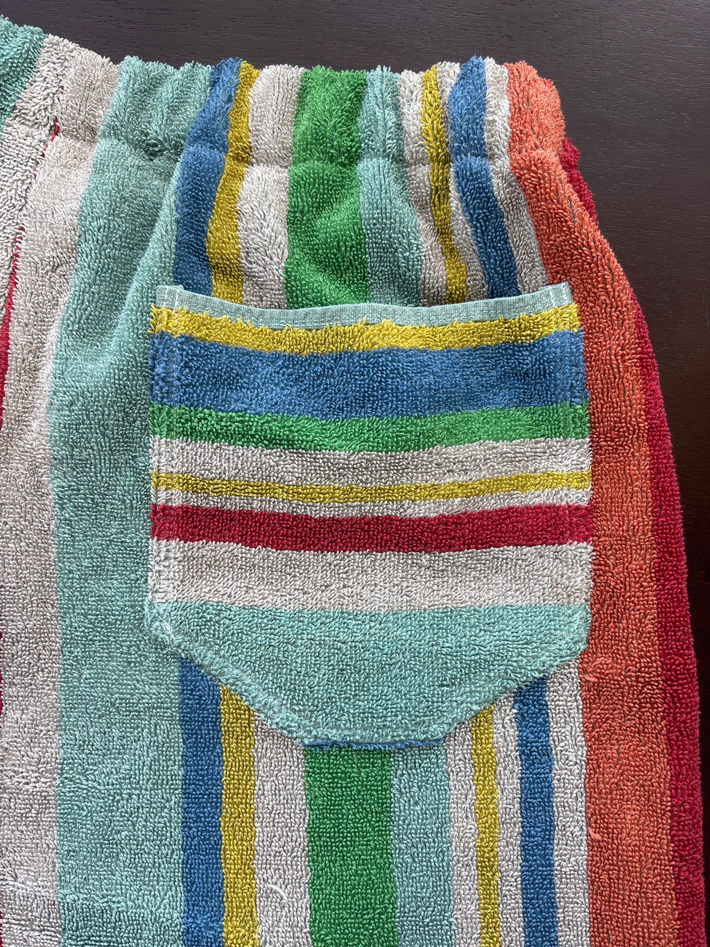 Handmade Repurposed Towel Shorts by Sew So Nancy