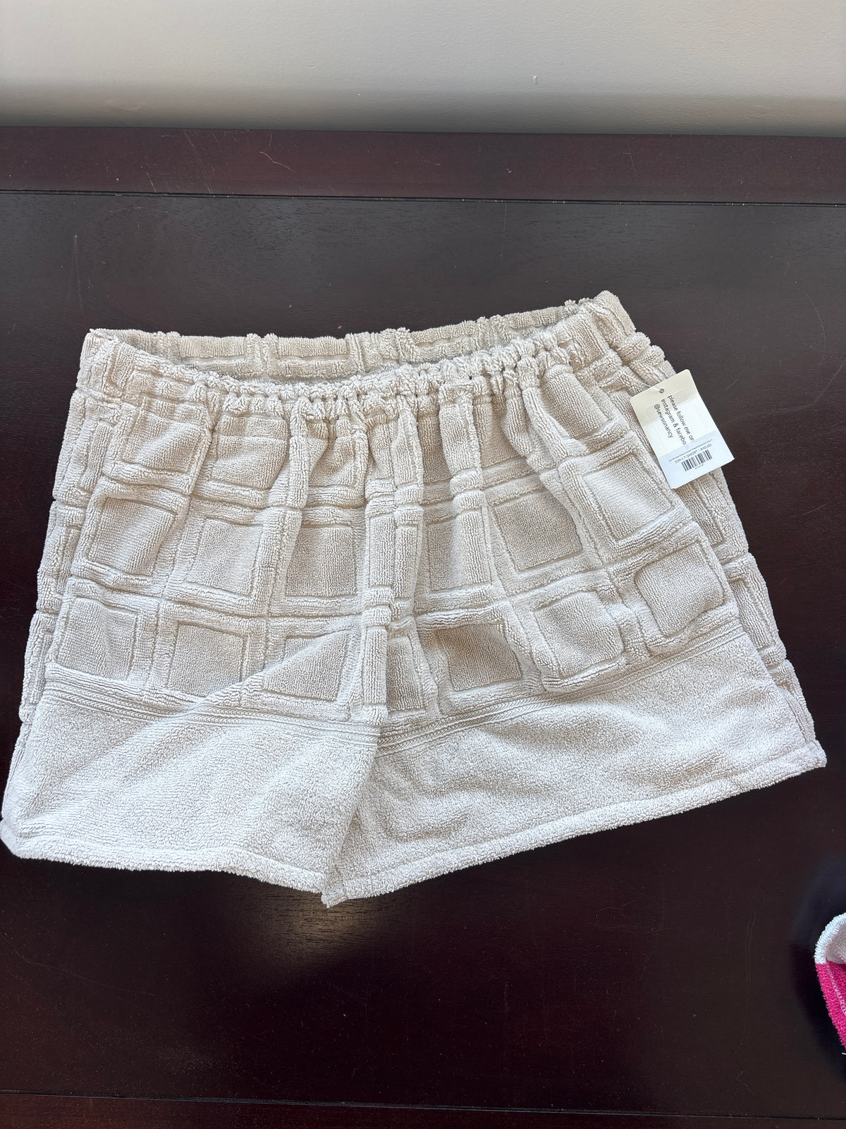 Handmade Repurposed Towel Shorts by Sew So Nancy