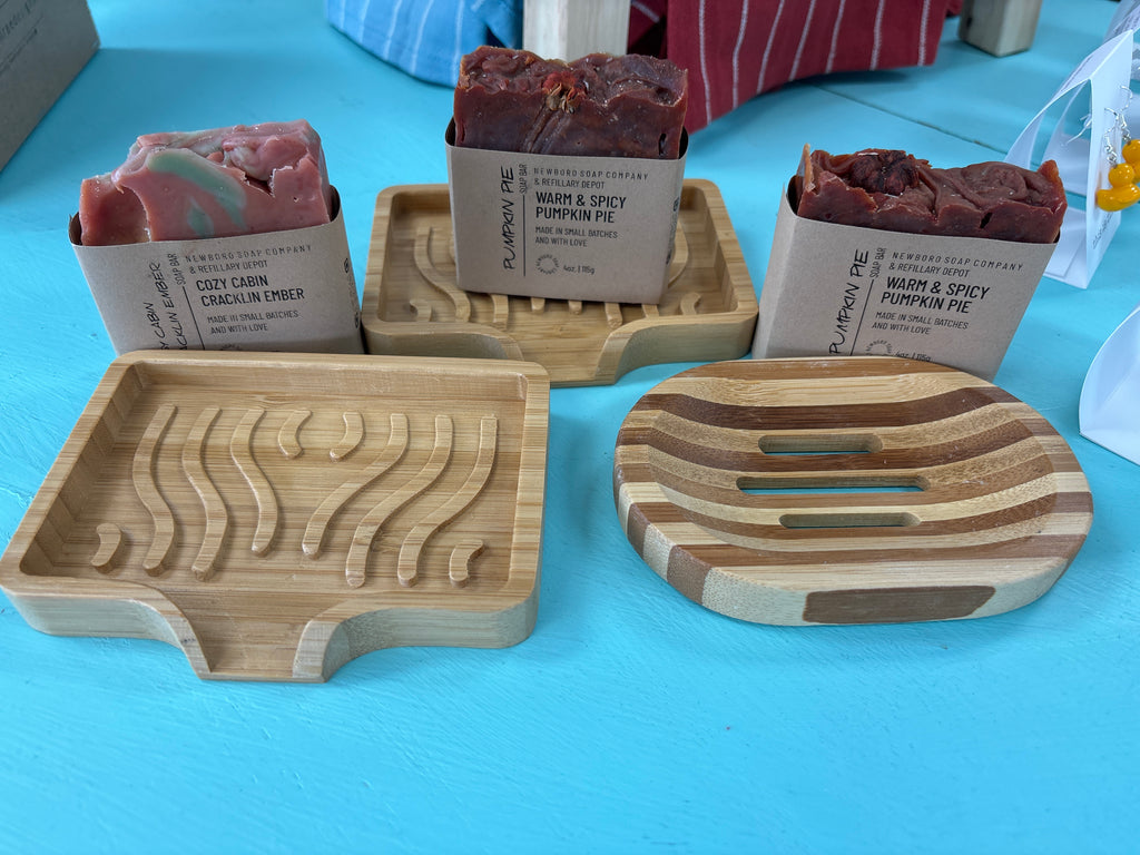 Bamboo Soap Dishes by Newboro Soap Company