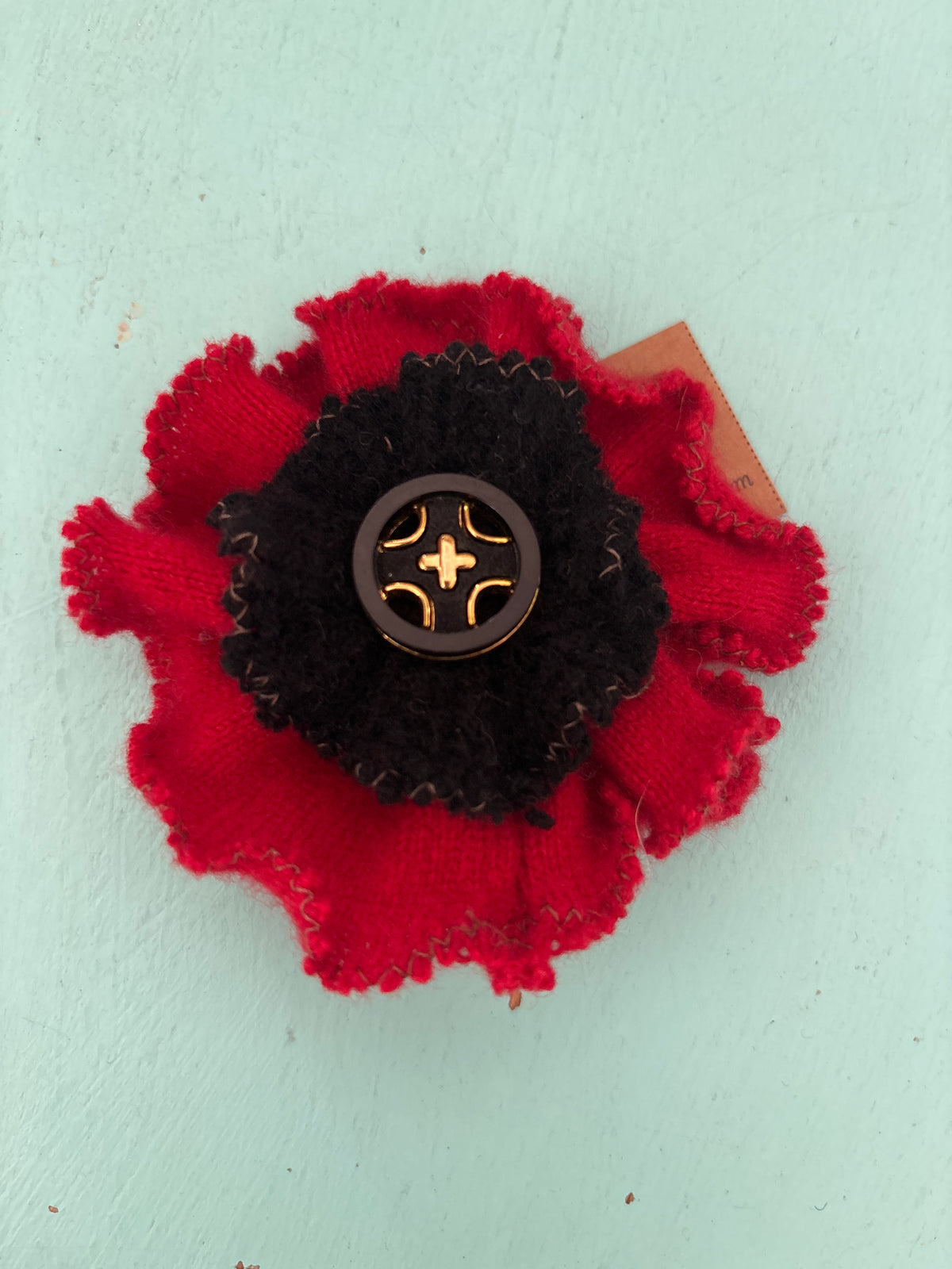 Recycled Wool Brooches by Just Smitten