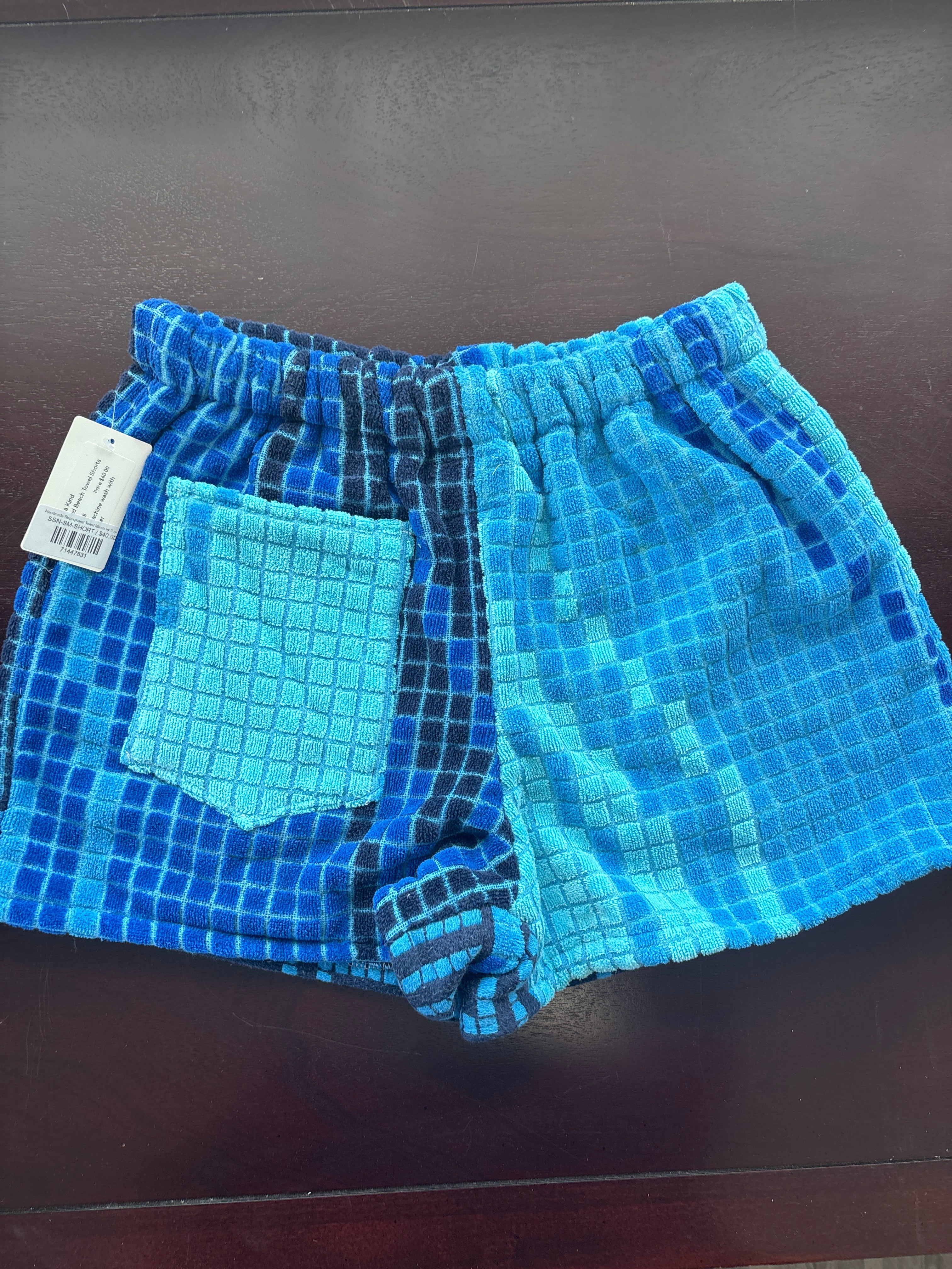 Handmade Repurposed Towel Shorts by Sew So Nancy