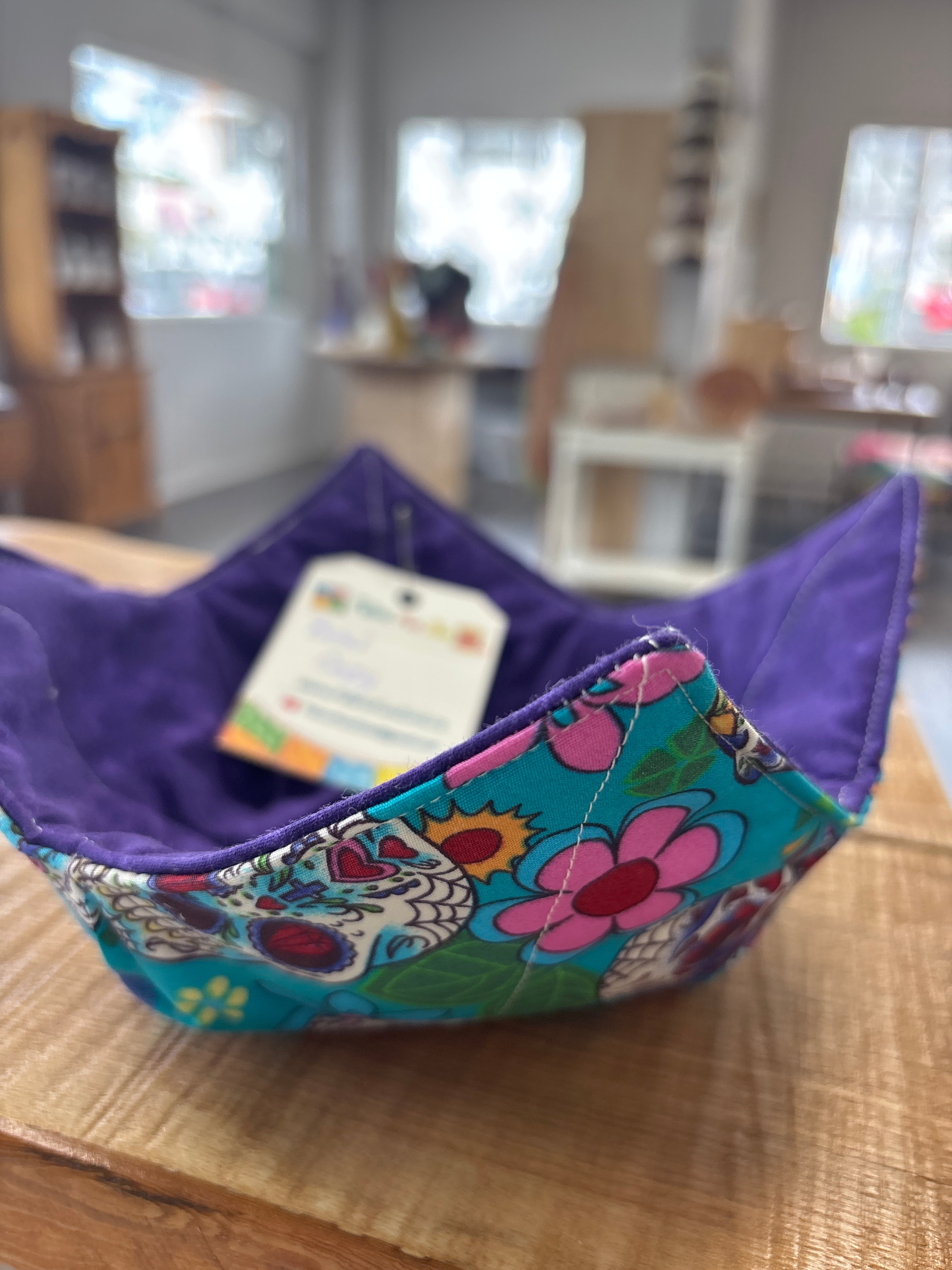 Bowl Cozy Locally Handmade by Fabric Fun Zone