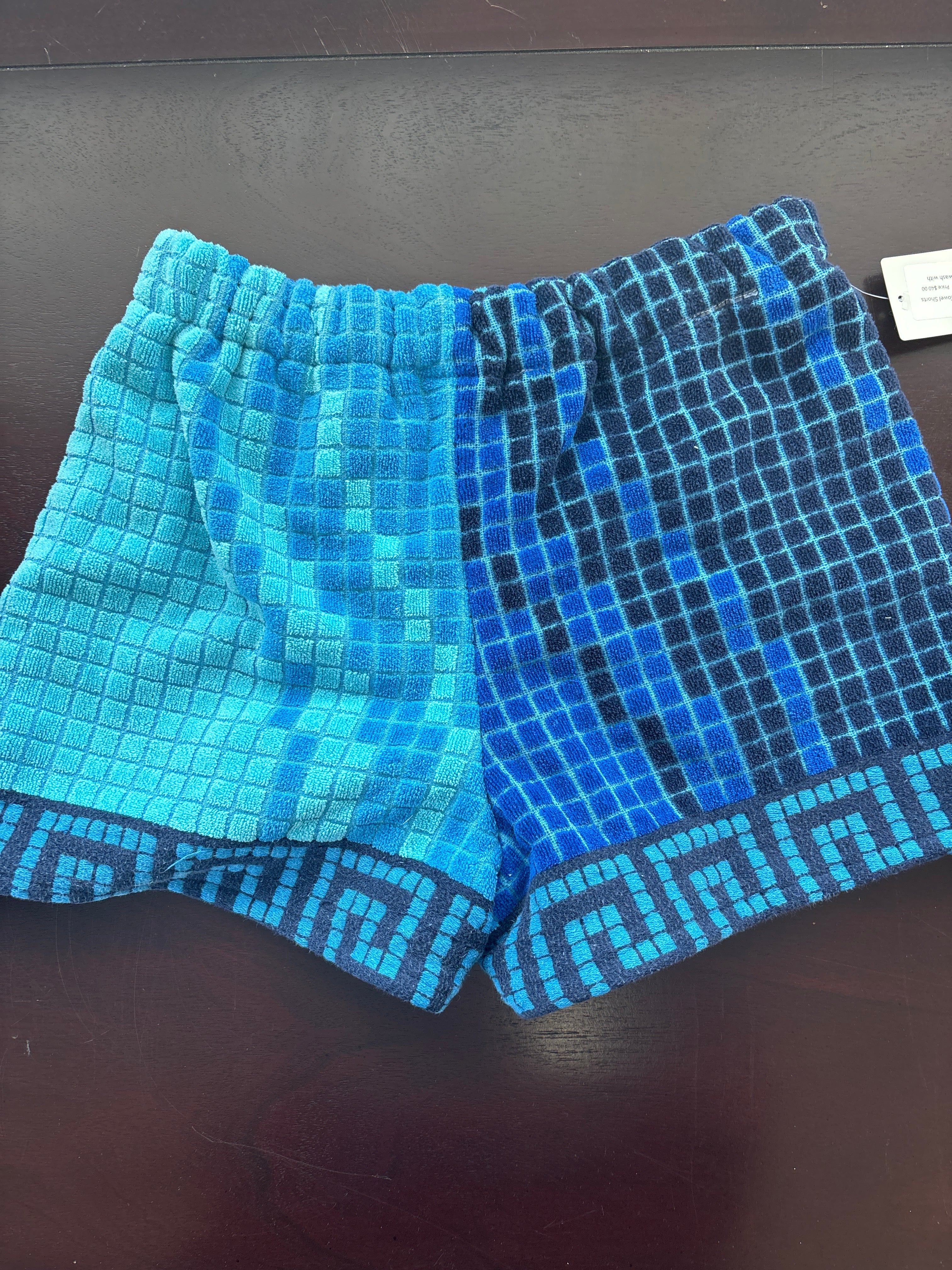 Handmade Repurposed Towel Shorts by Sew So Nancy