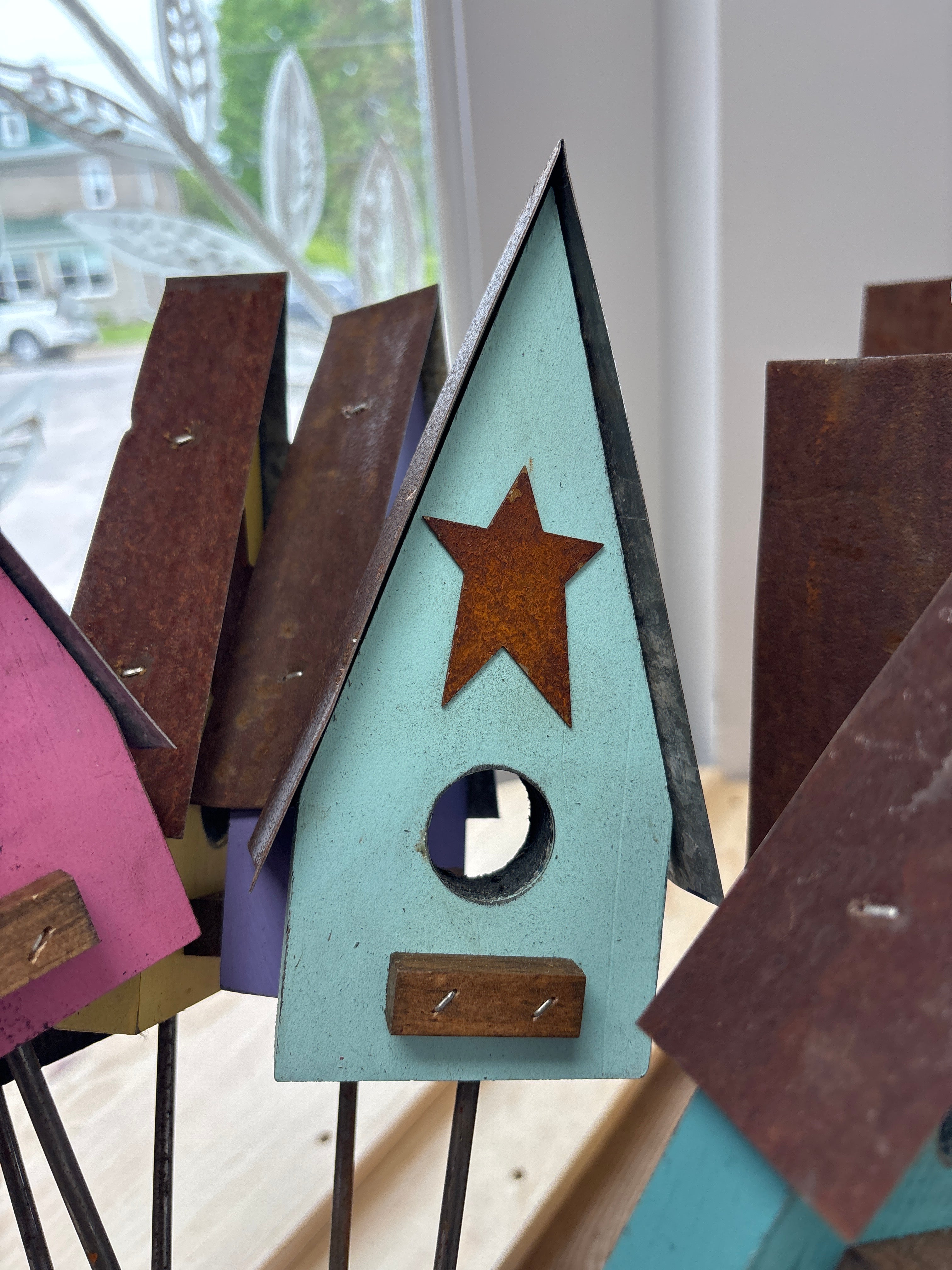 Handmade Decorative Planter Bird House made in Ontario