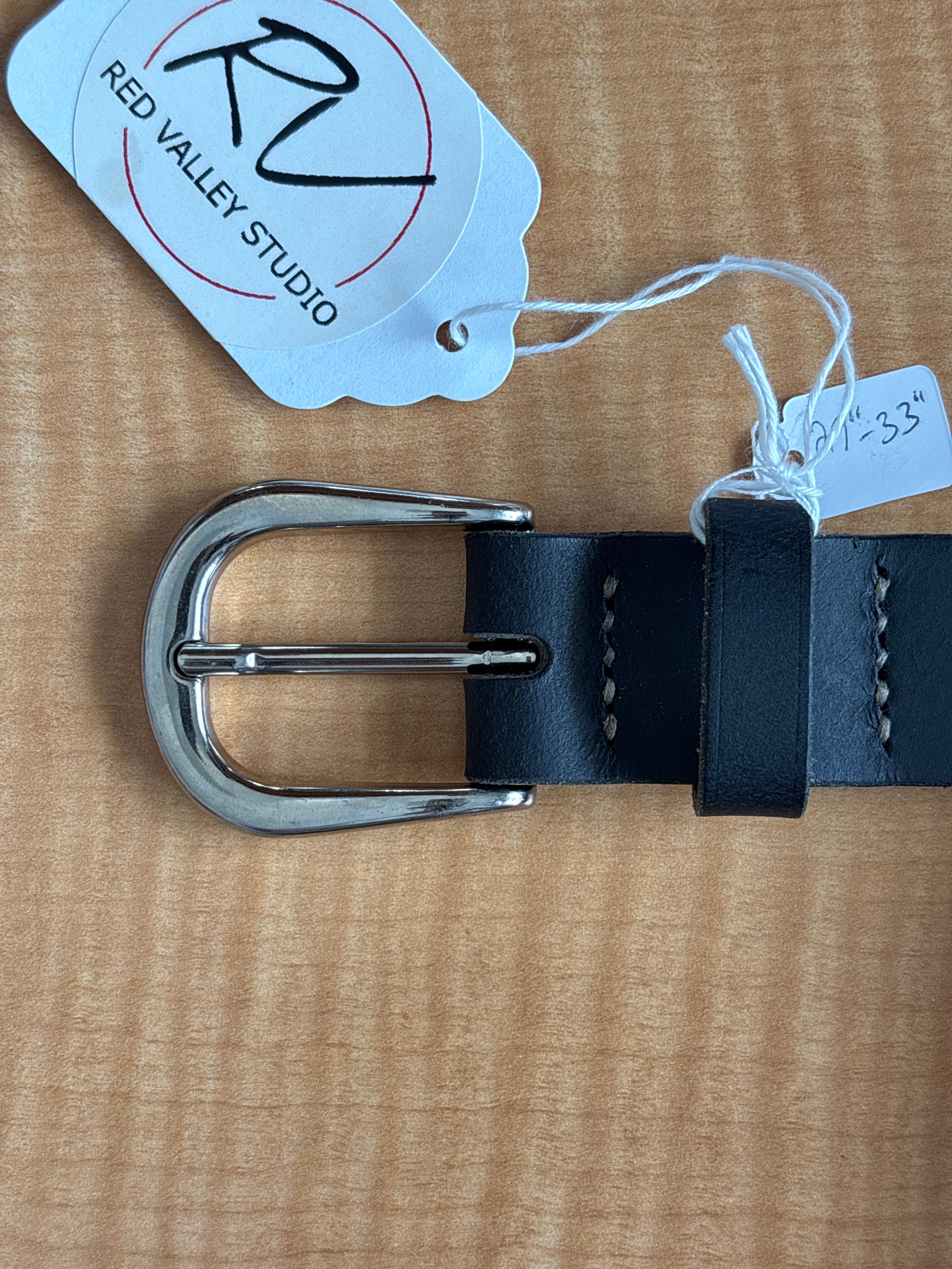Handcrafted Leather Belt by Red Valley Studios