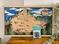 Goodwin Greetings National Parks Tracker Map with tree markers