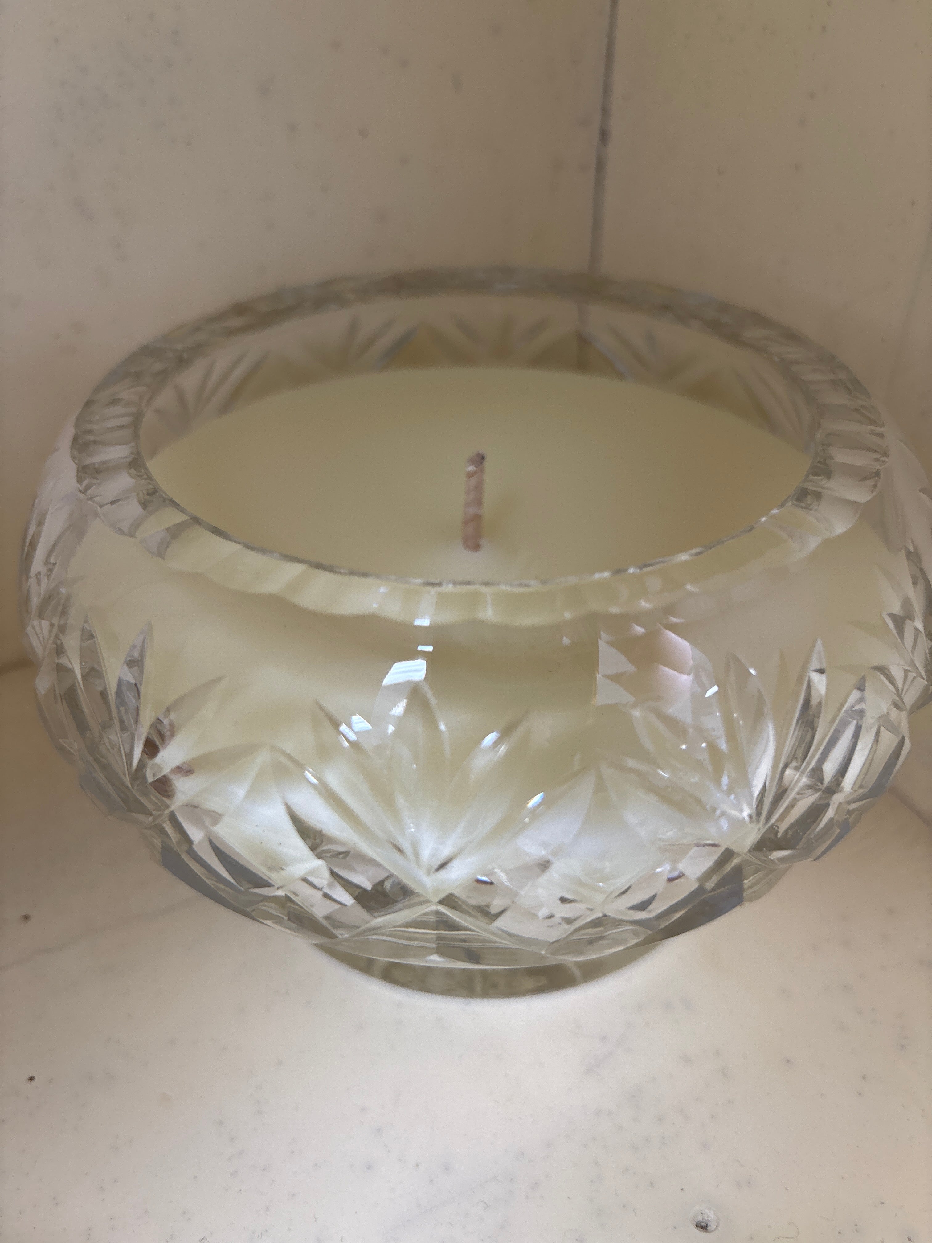 Candle in Upcycled Crystal