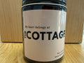 My Heart Belongs at the Cottage Candle