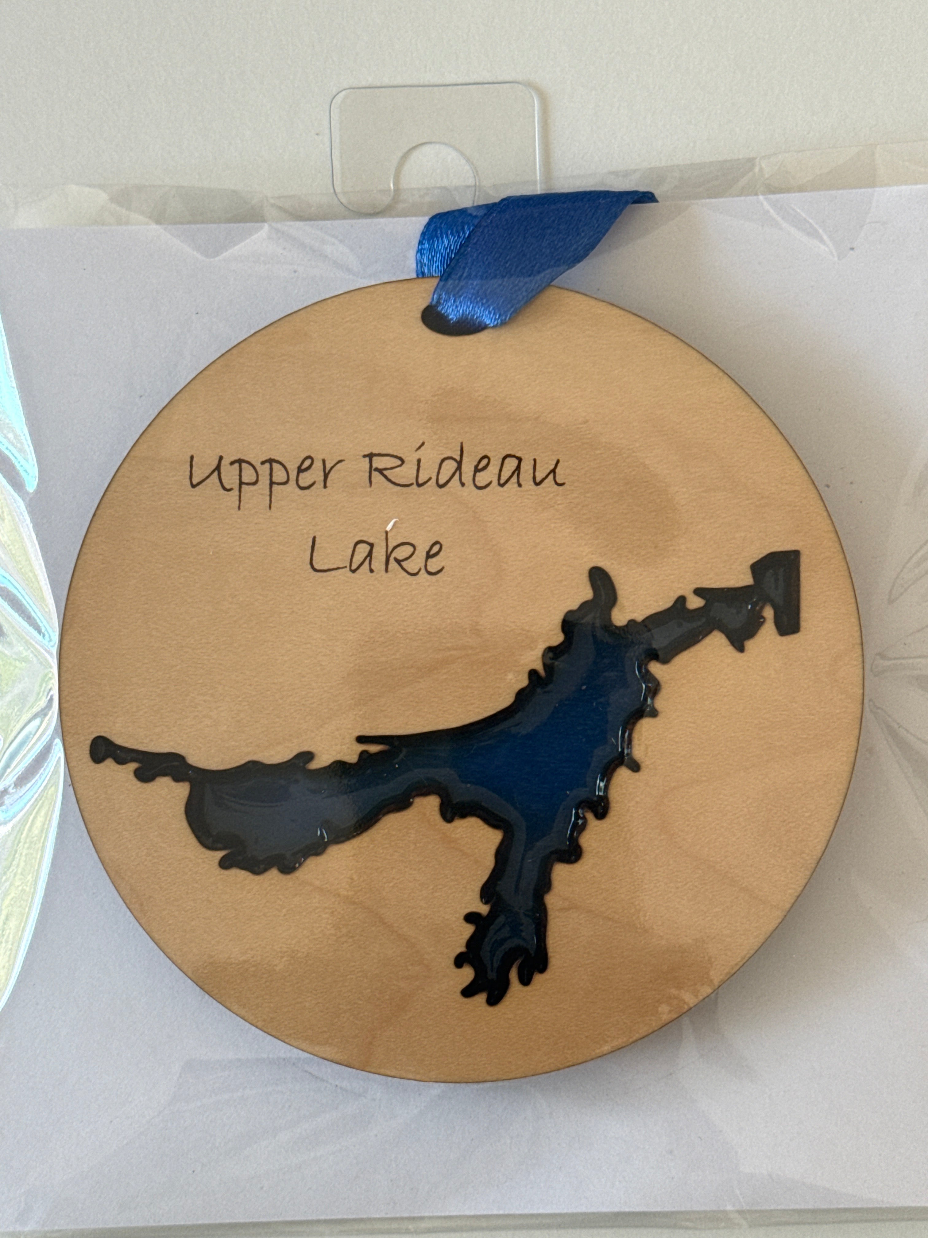Wood and Resin Lake Ornaments by Goodwin Greetings