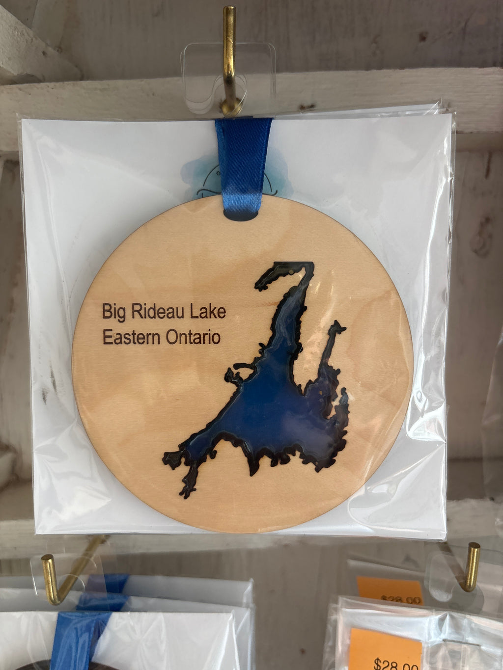 Wood and Resin Lake Ornaments by Goodwin Greetings
