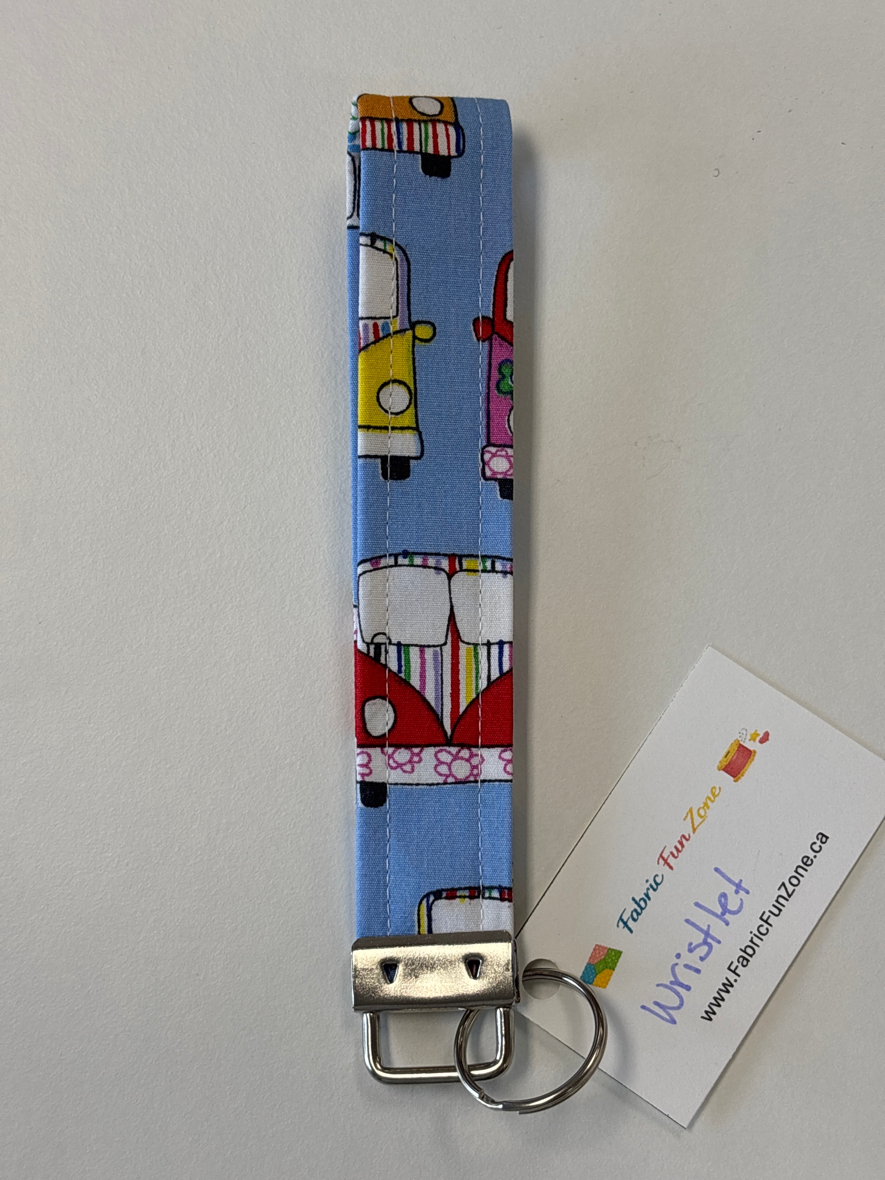 Wristlet Locally Handmade by Fabric Fun Zone