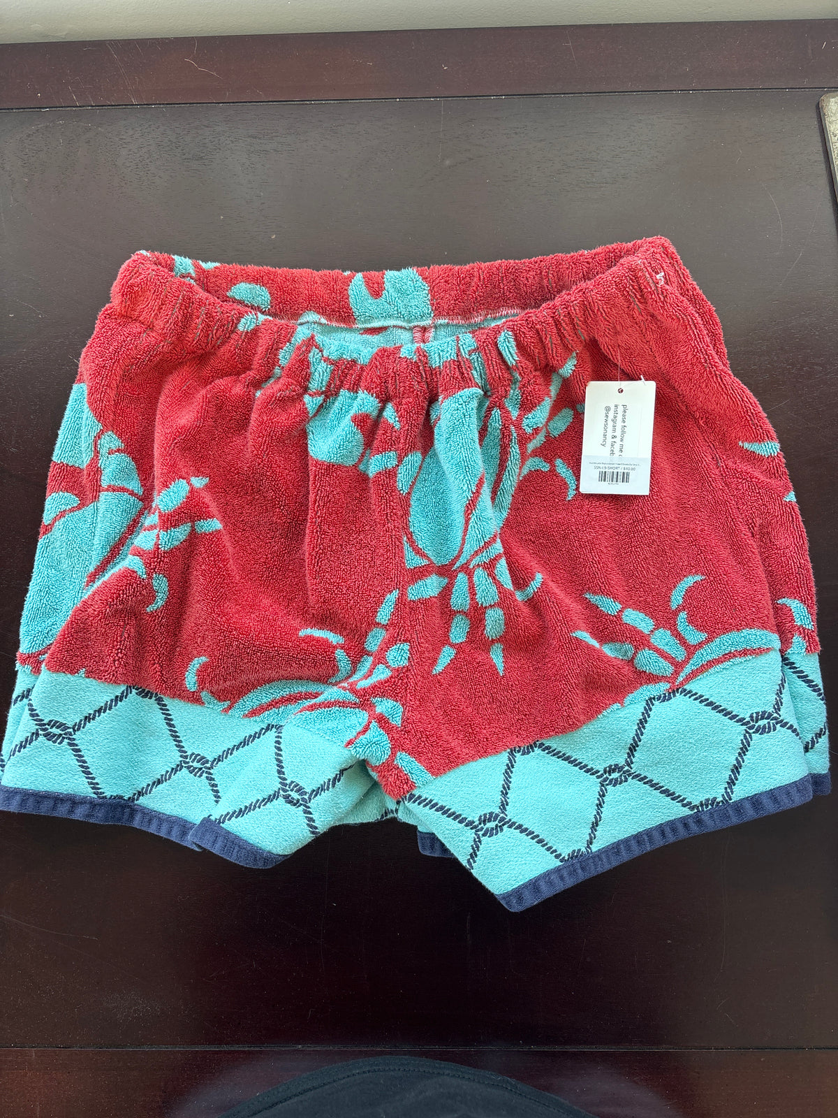 Handmade Repurposed Towel Shorts by Sew So Nancy