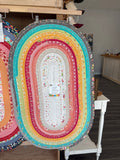 Jelly Roll Rug Handmade by Fabric Fun Zone