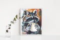Raccoon Art Print - Art Print and Greeting Card